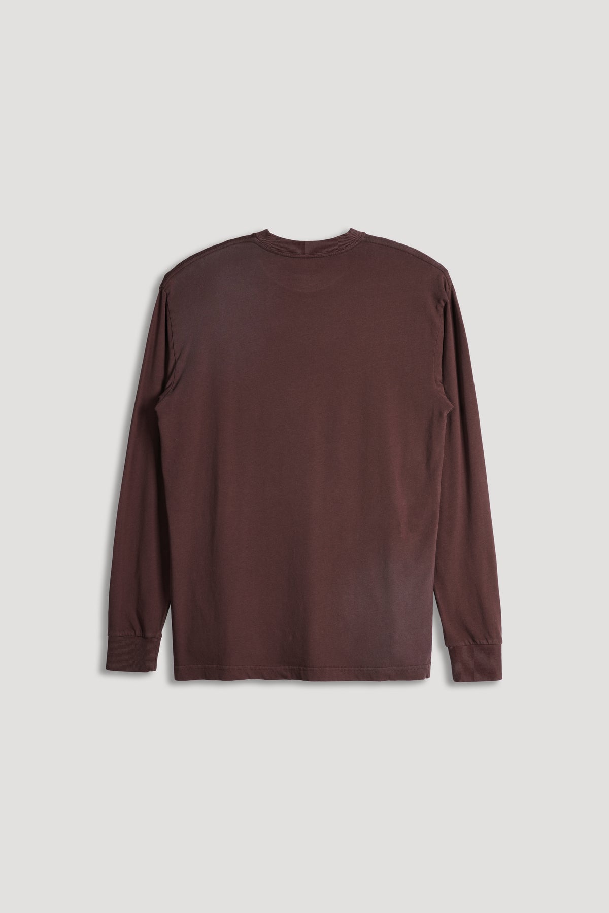 Wolves Worldwide "Premium" Oversized LS Tee in Ironwood Sun Fade