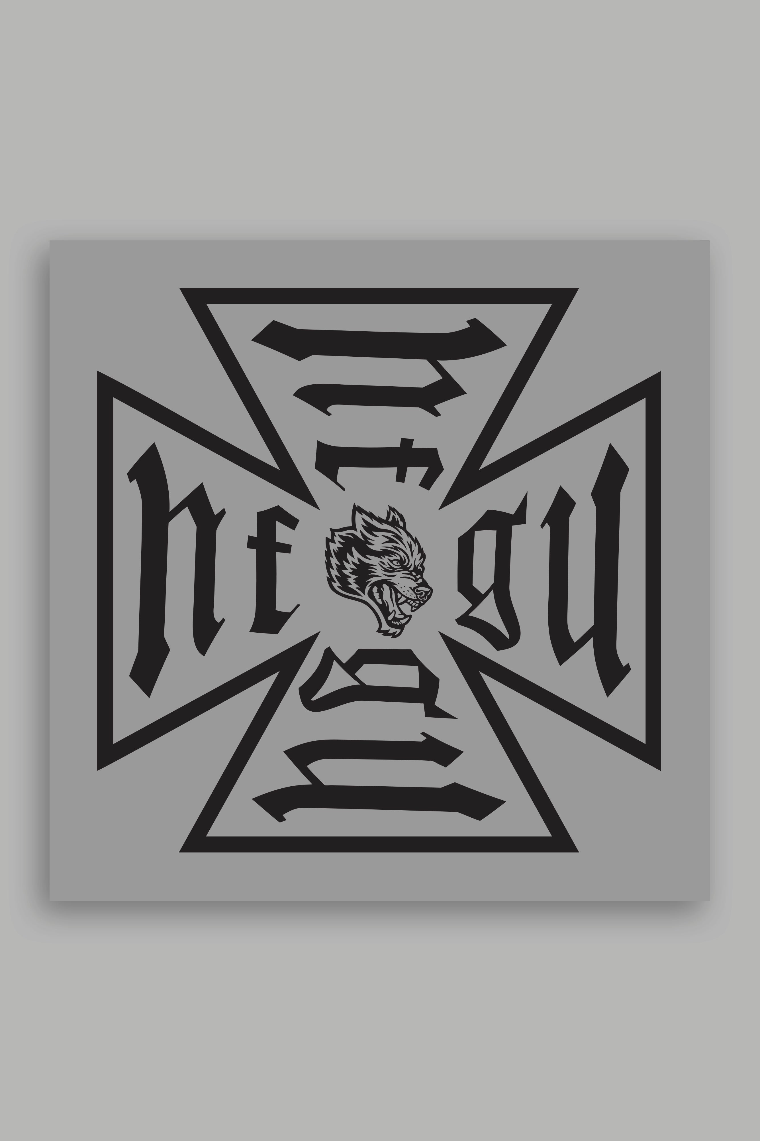 Core Large Sticker in Black