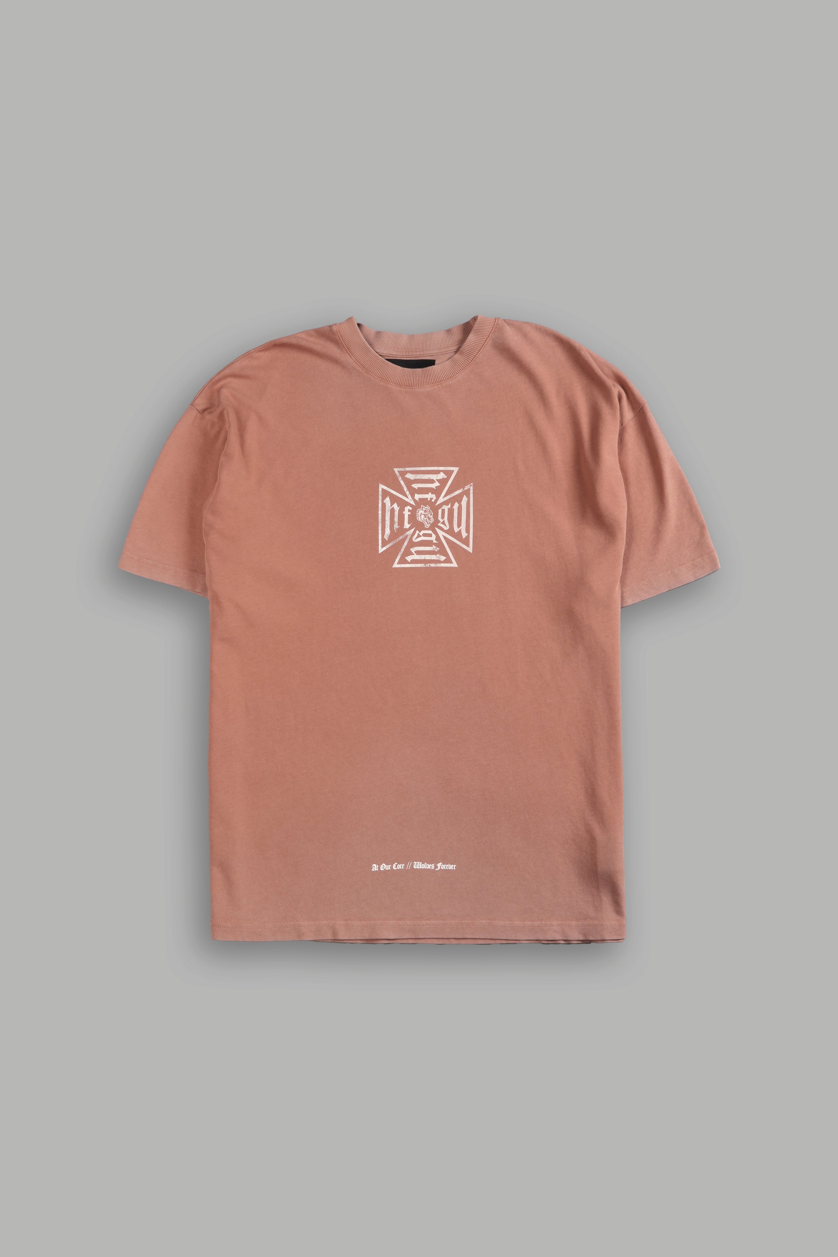 Loyal to the Core "Premium" Oversized Tee in Desert Rose