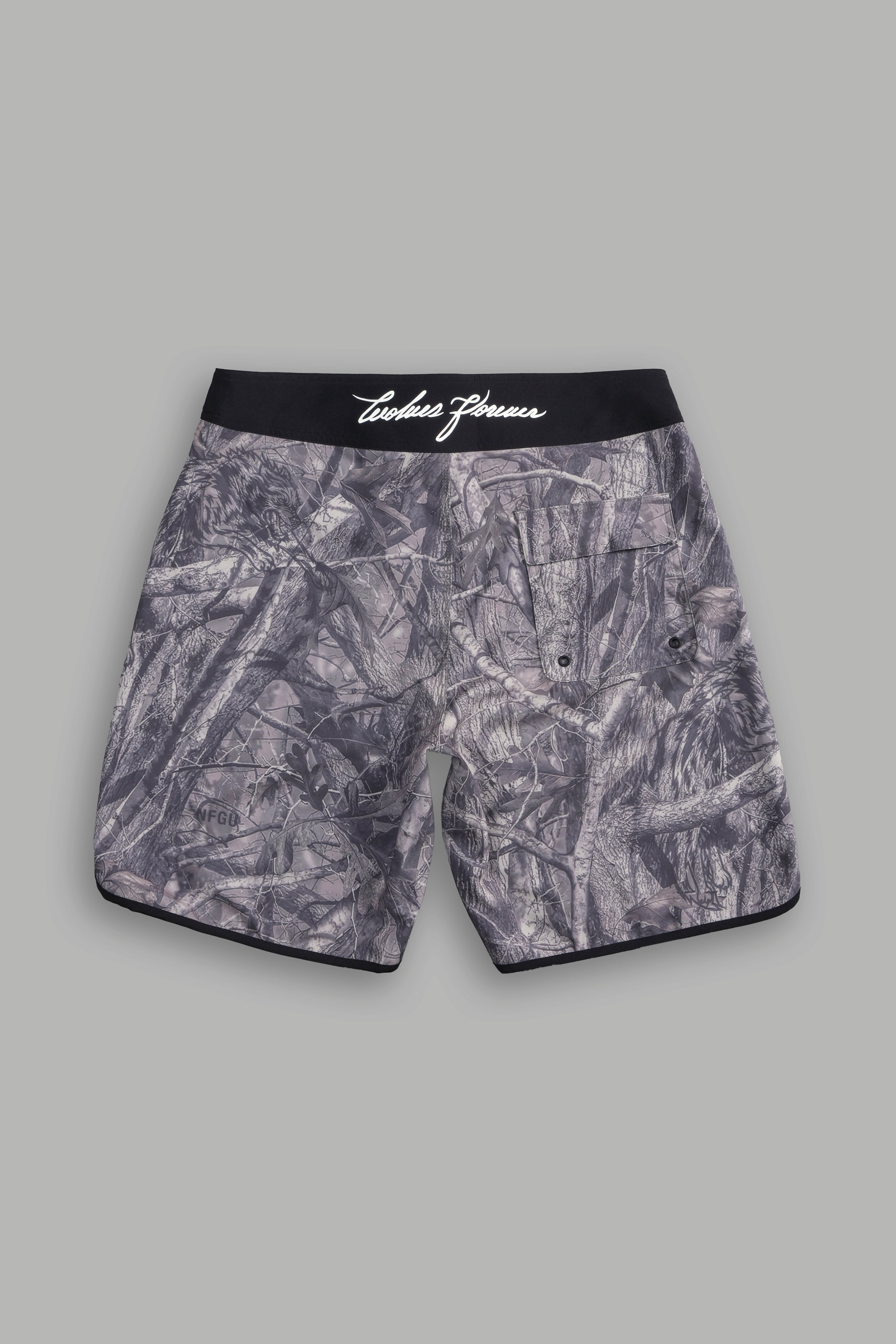 Core Brucey's Board Shorts in Dusk Moss Driftwood Forest Camo
