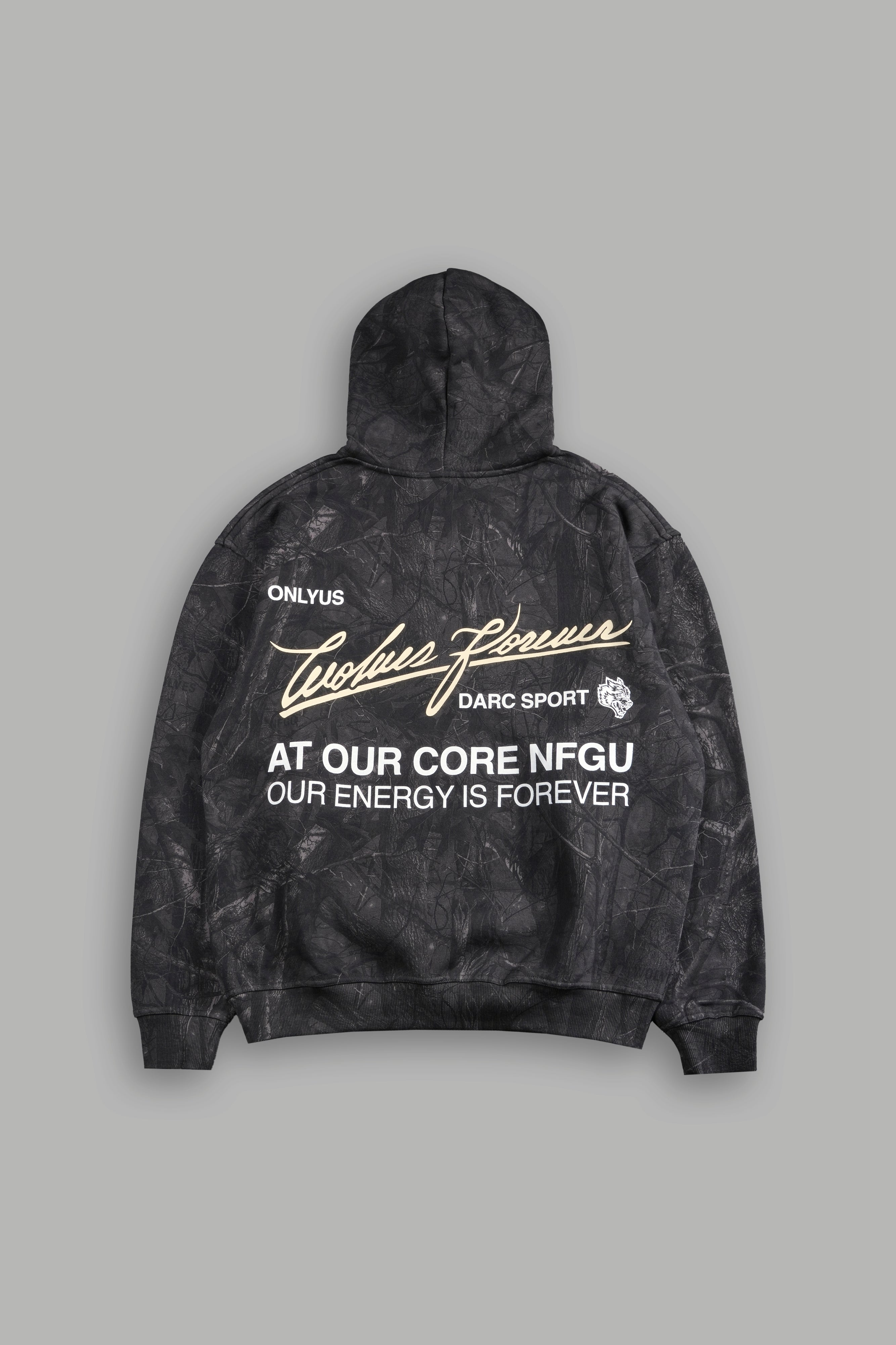 At Our Core "Pierce" Hoodie in Darc Driftwood Forest Camo