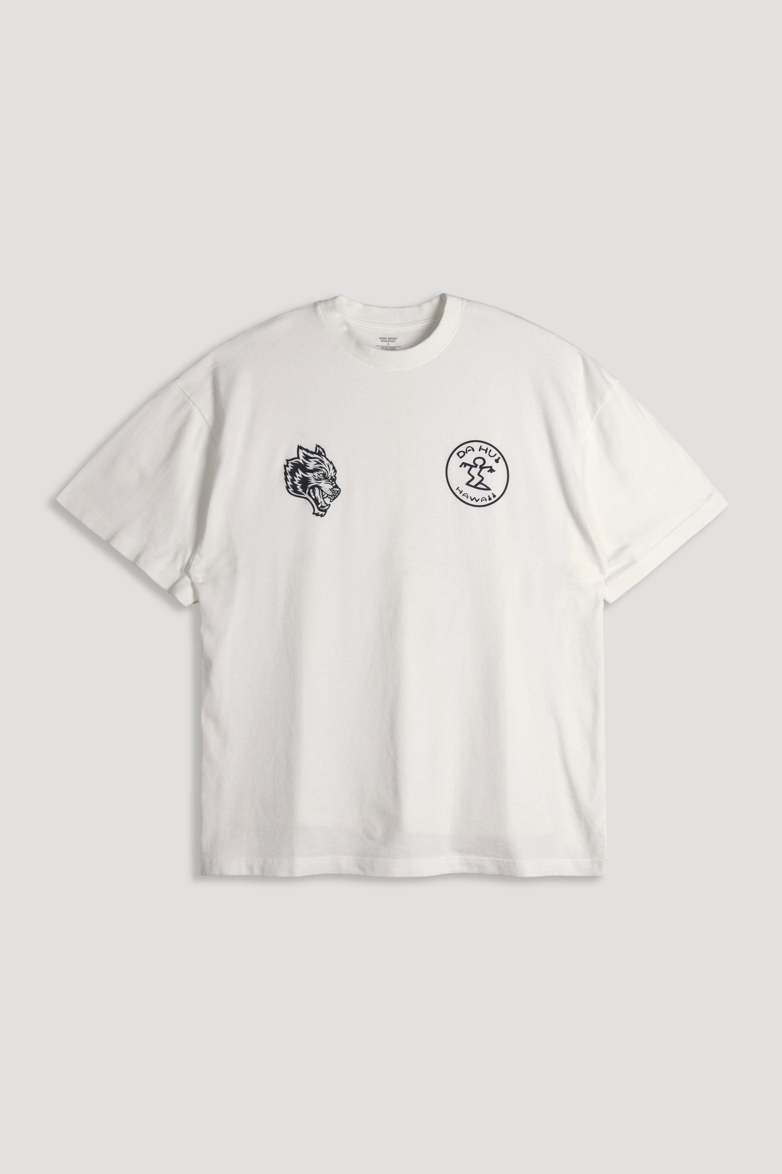 Darc Sport X Da Hui Premium Oversized Tee in Cream