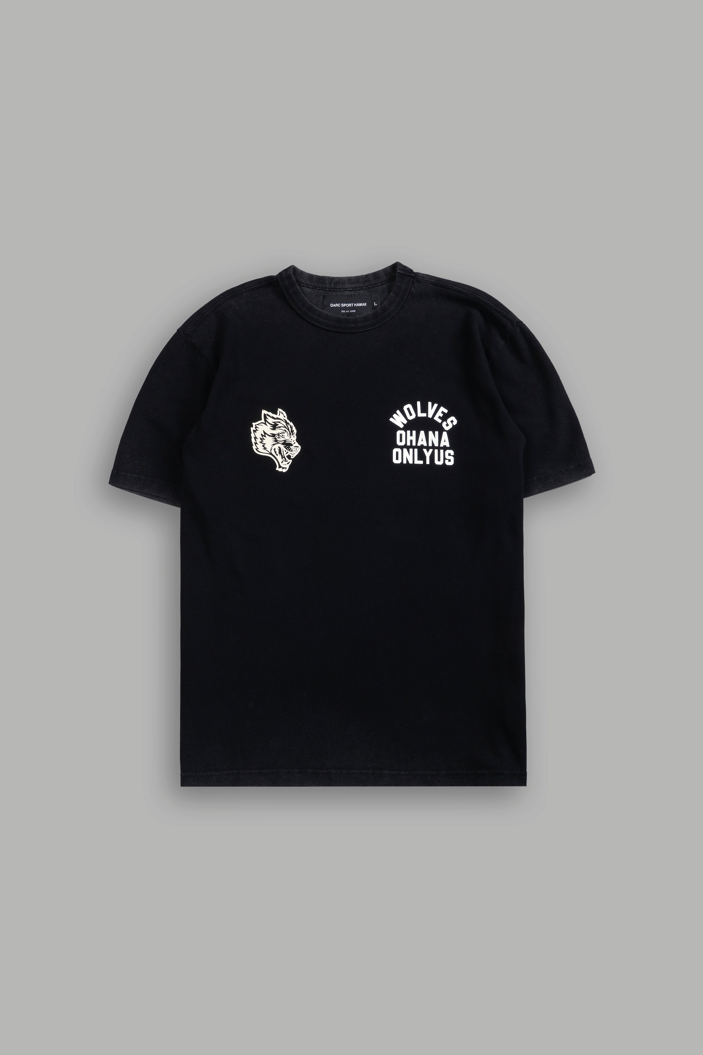 Ohana ONLYUS "Premium" Oversized Tee in Black