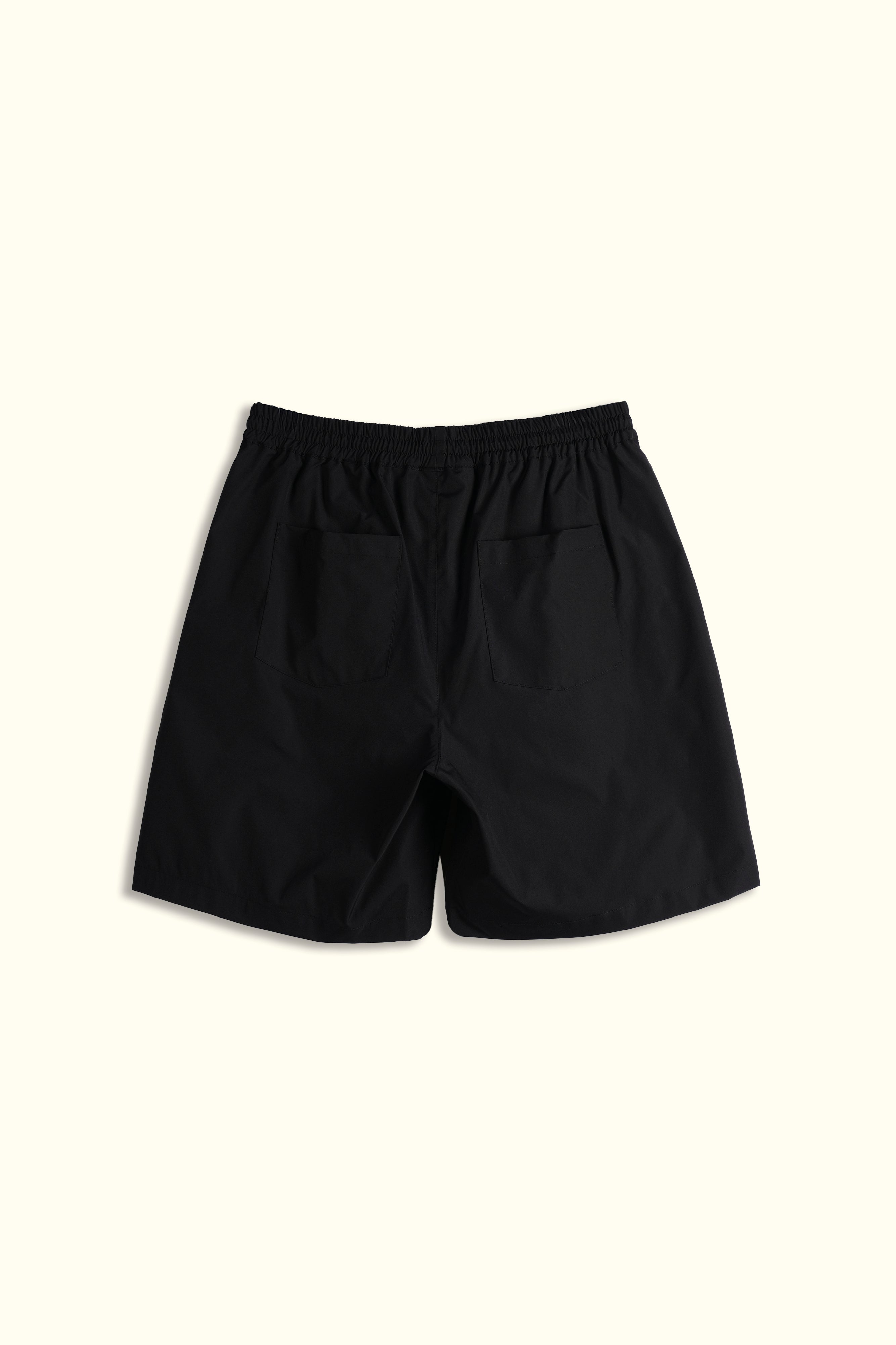 Dual WLVS FRVR Brolic Track Shorts in Black