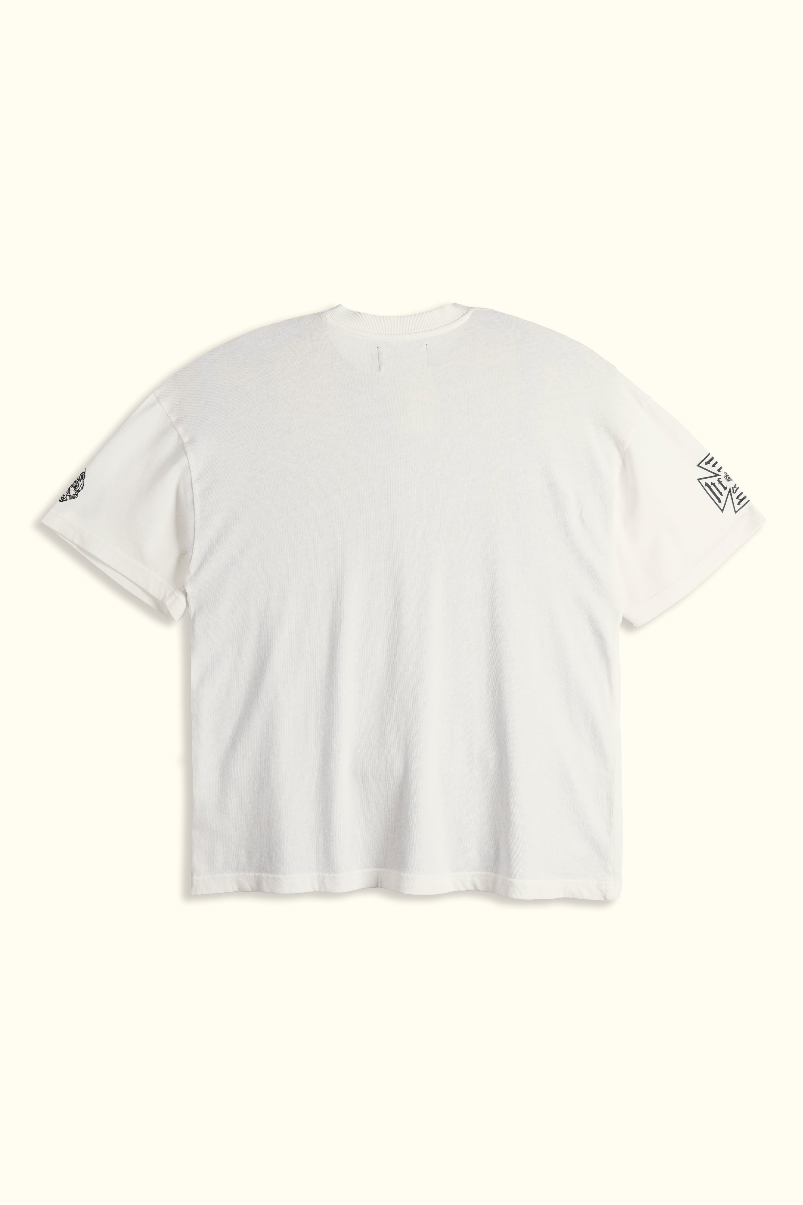 Ohana Wolf "Premium" Oversized Tee in Cream