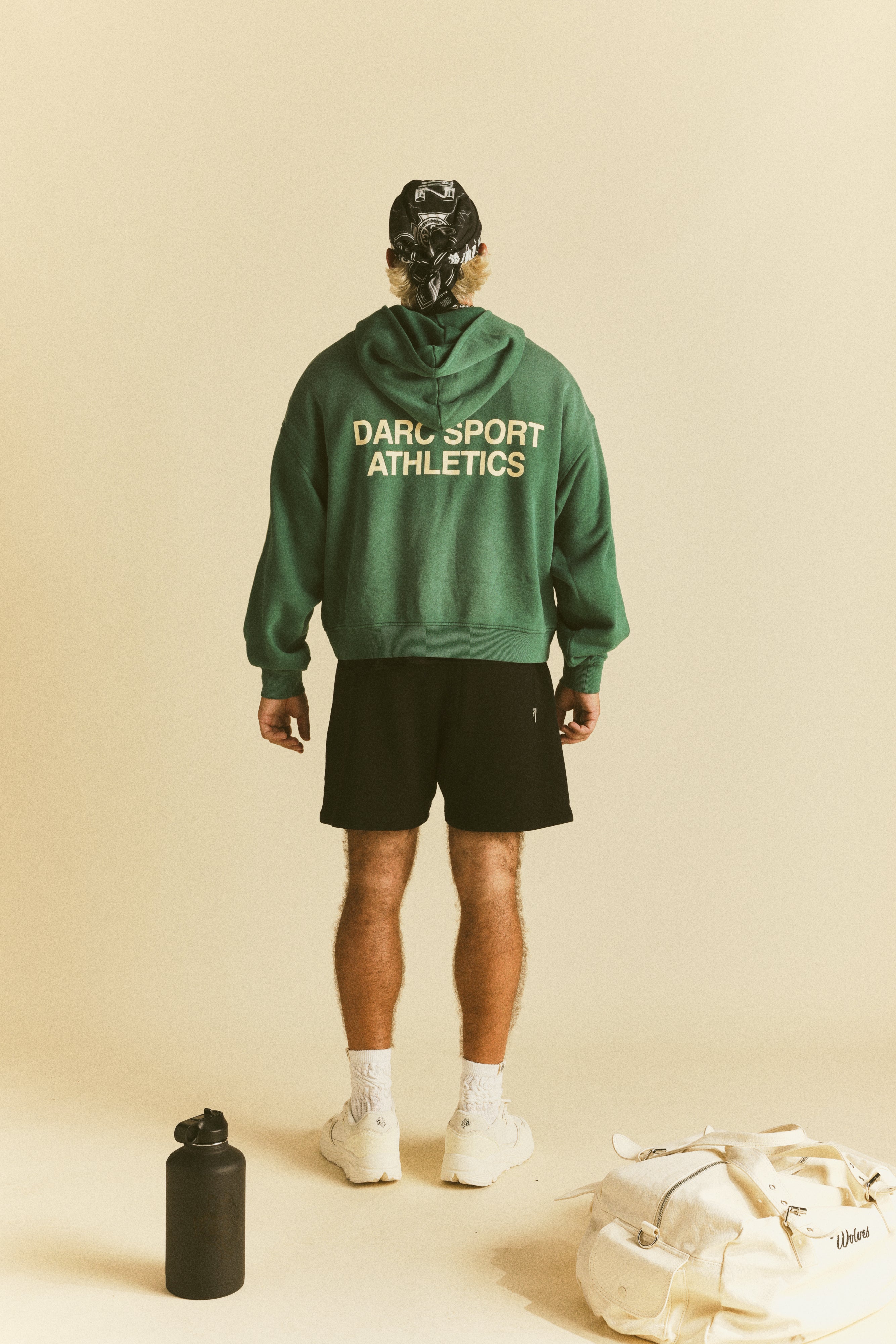 "Darco" Double Zip Hoodie in Sierra Pine Sun Fade