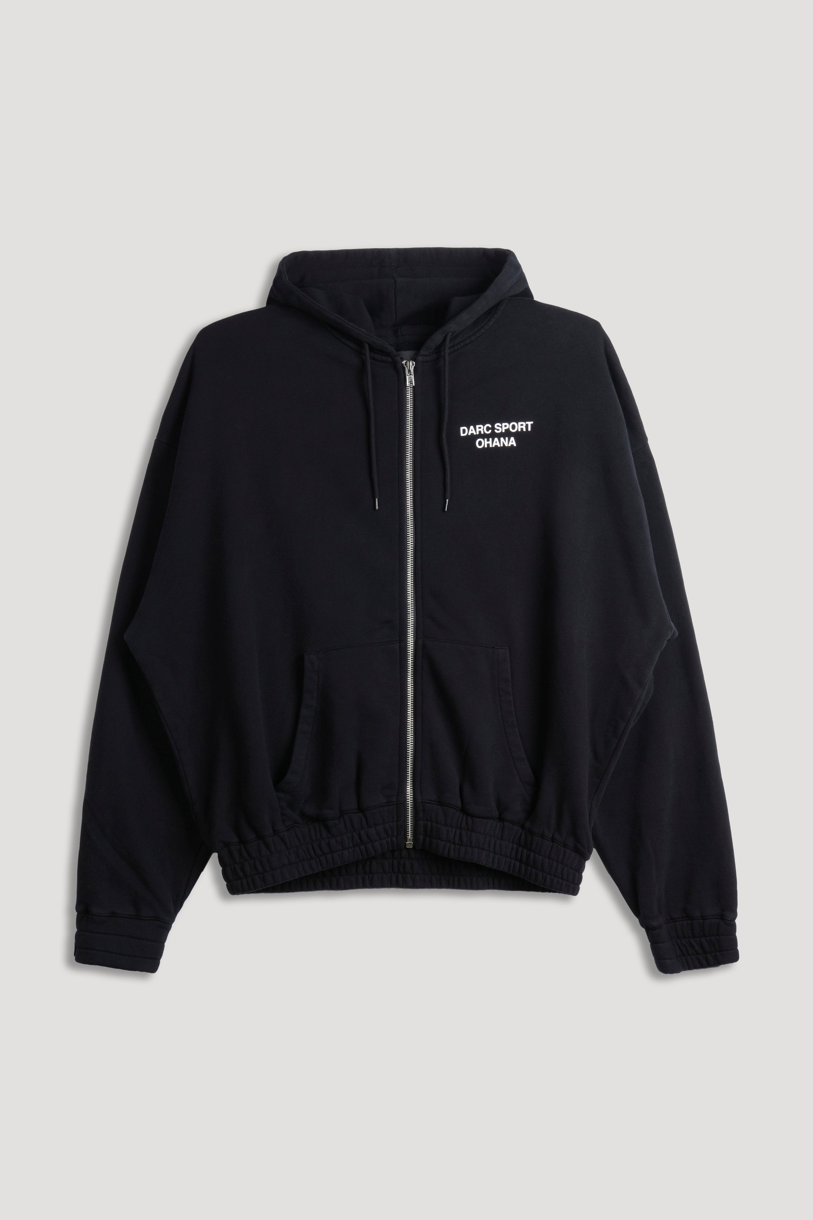 Darc Sport Ohana "Chambers" Zip Hoodie in Black