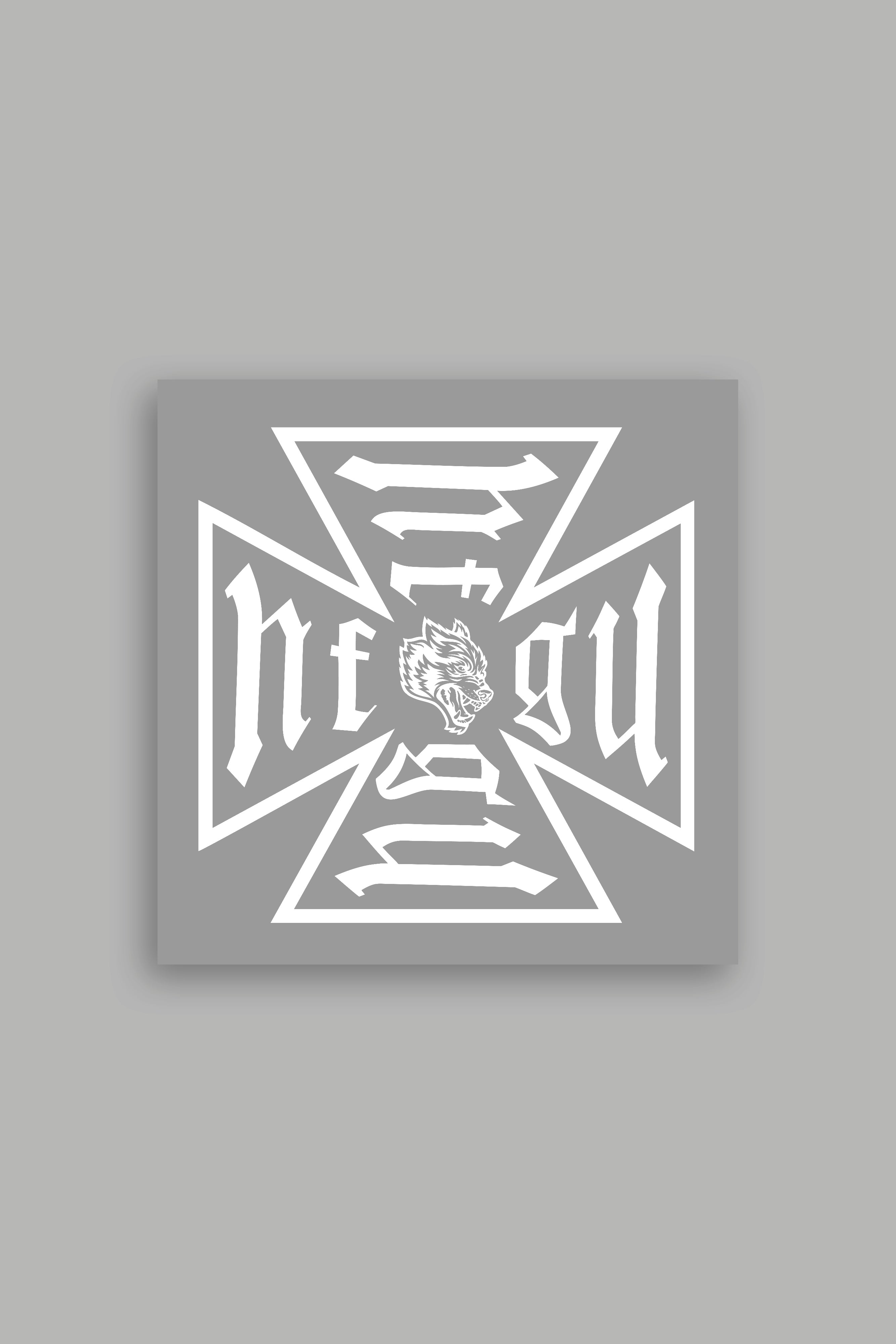 Core Small Sticker in White