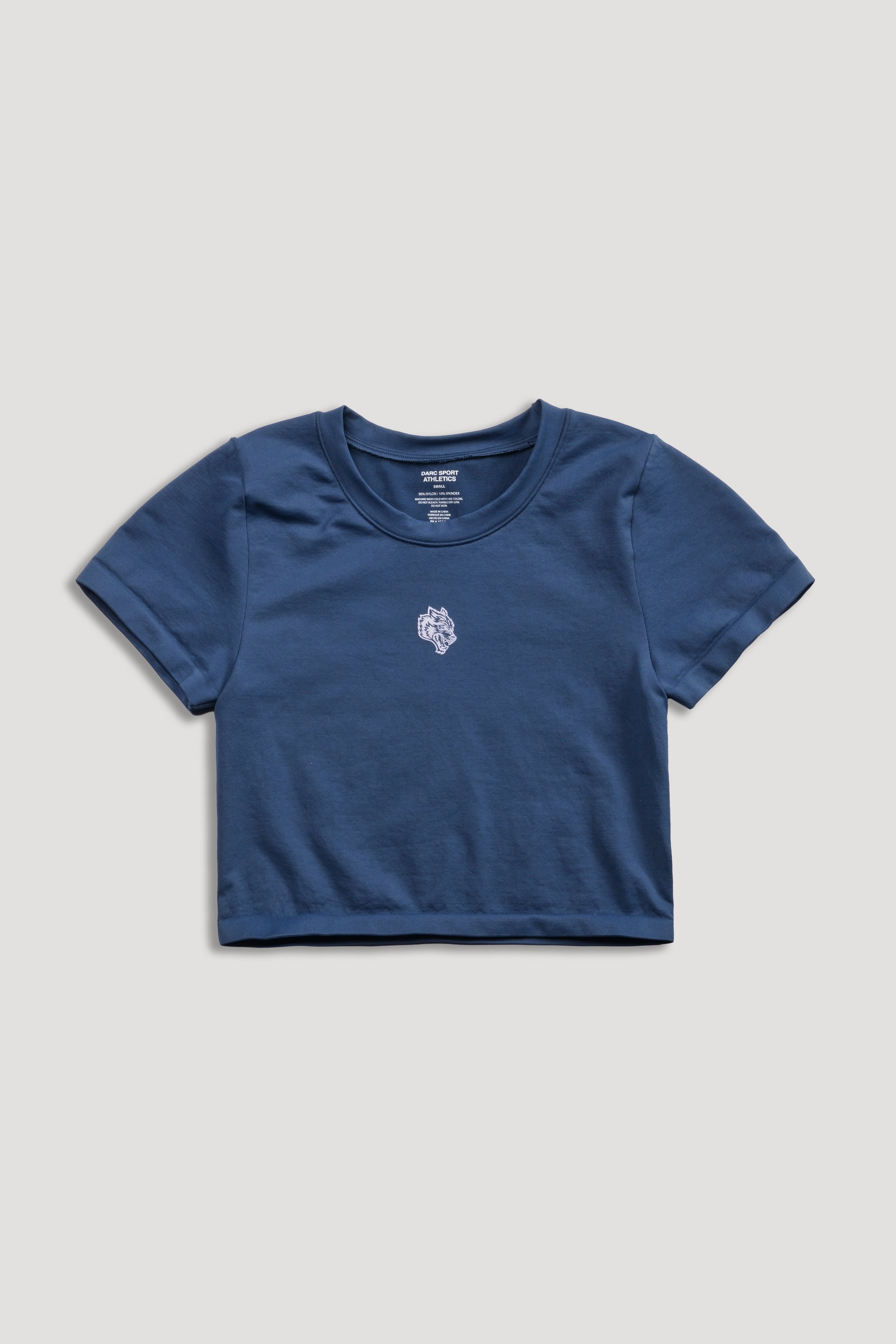 Wolf "Taylor" Soft Seamless Tee in Washed Denim