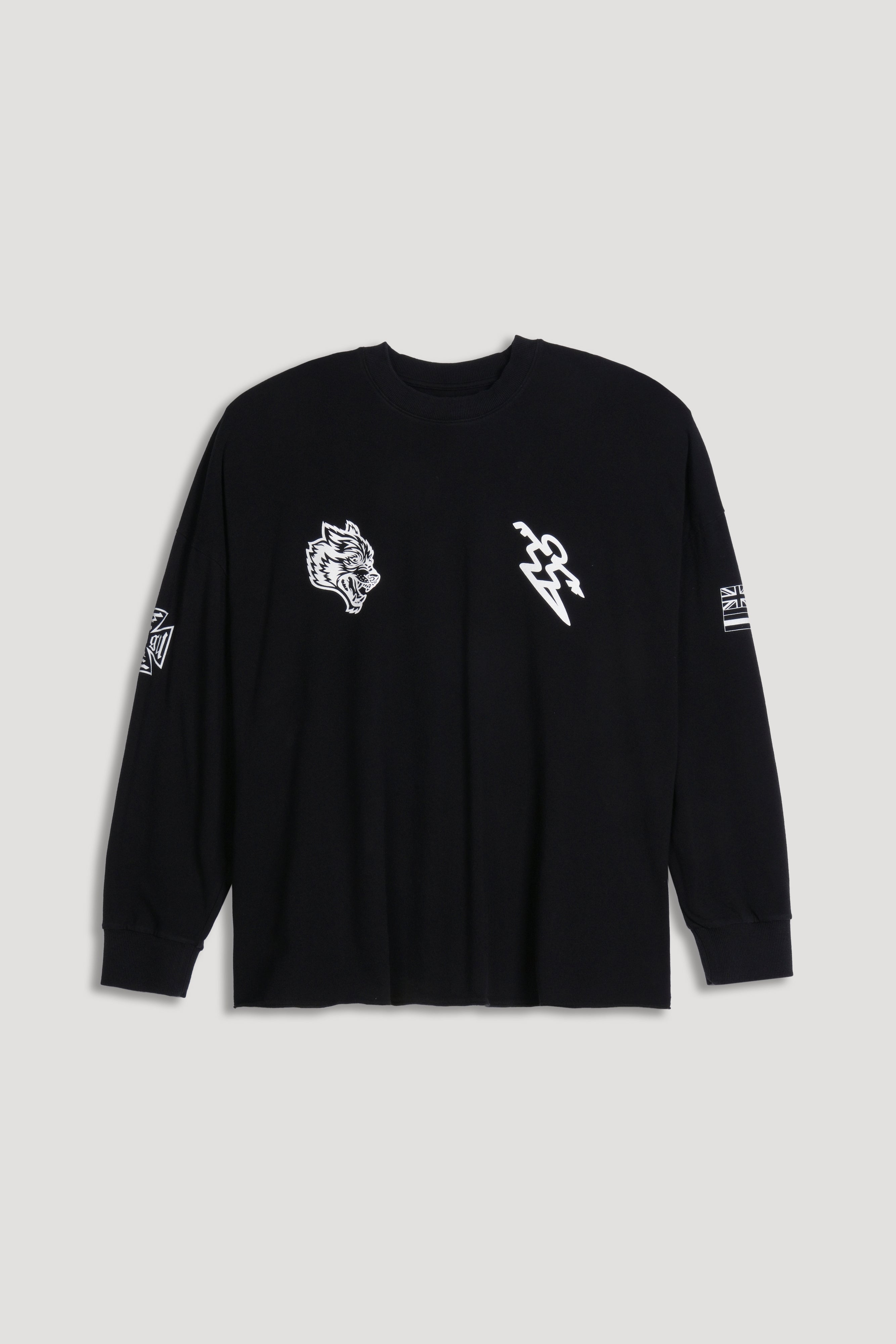 North F*Ckin Shore Premium Box Cut Ls Tee in Black
