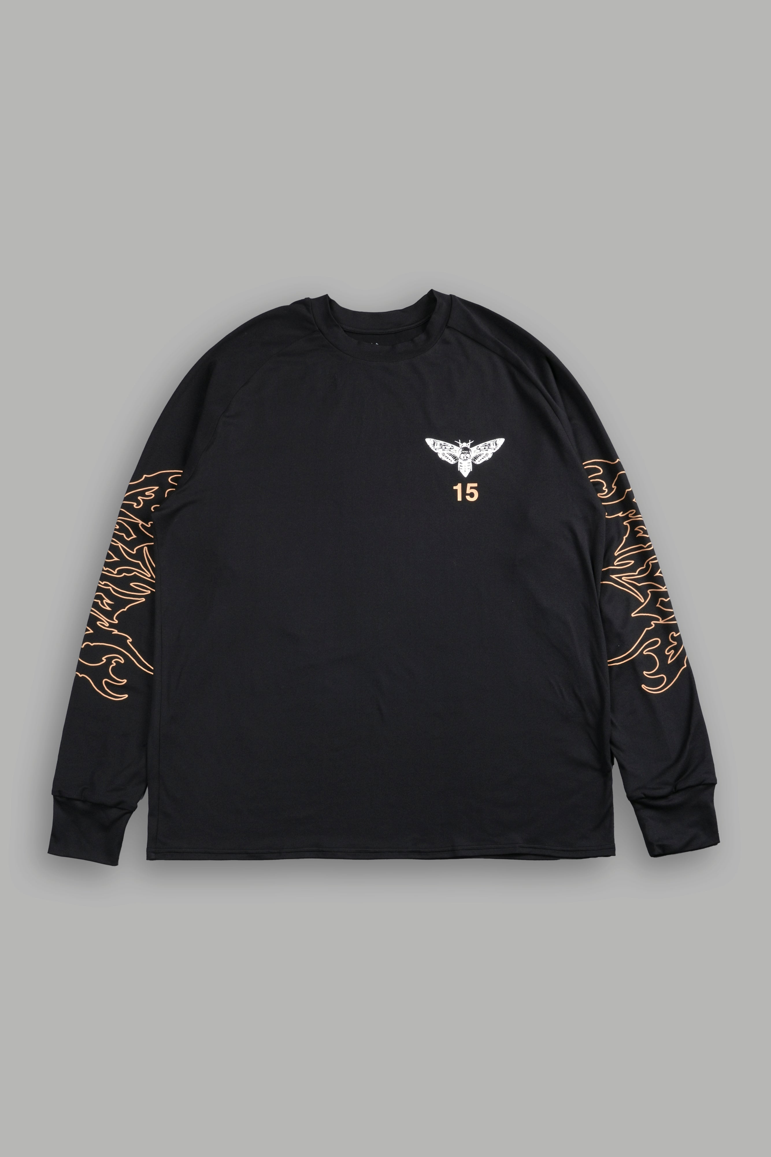 Ohana 2024 "Dry Wolf" Raglan L/S Tee in Black