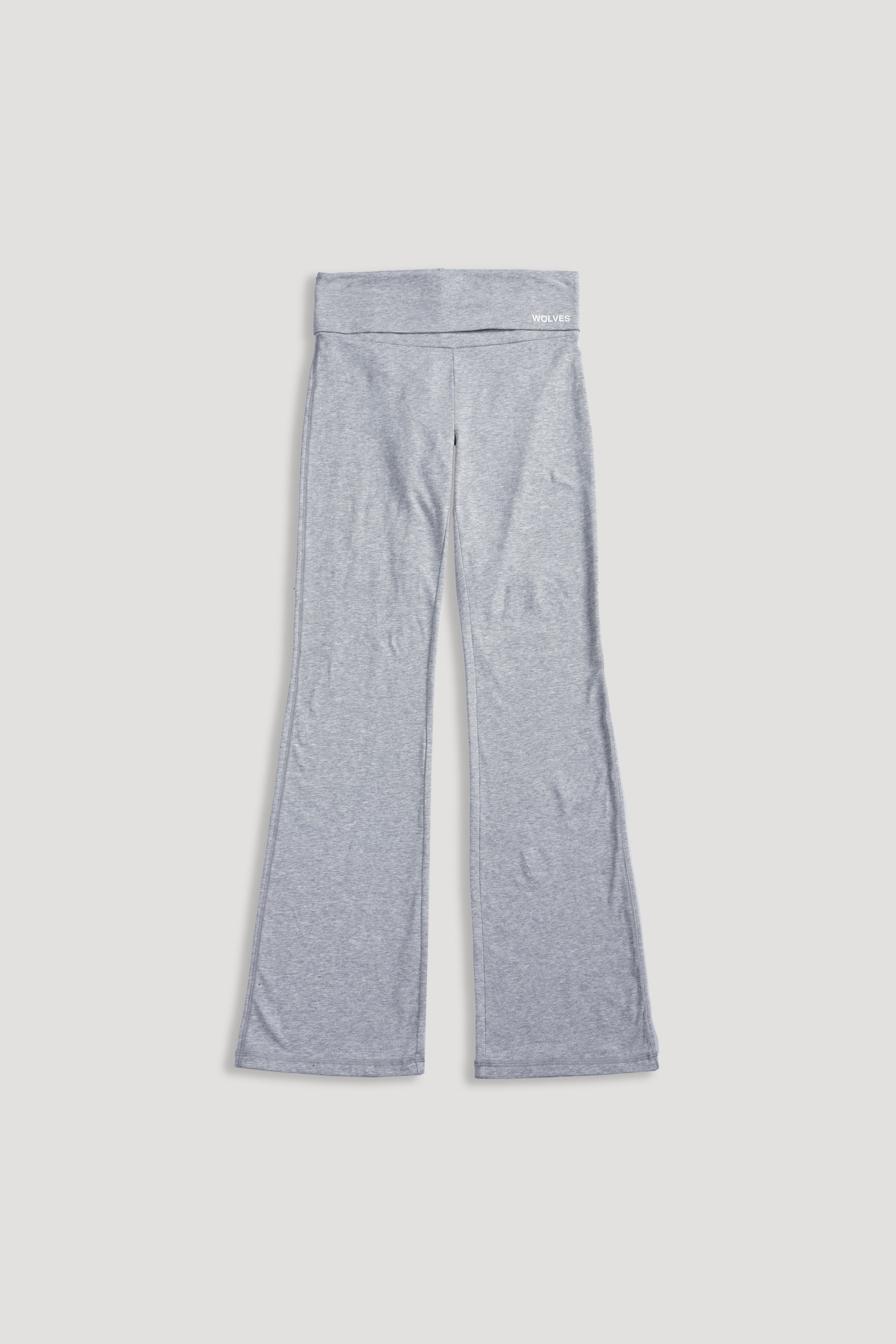 Forever Mark "Romy" Foldover Pants in Heather Gray