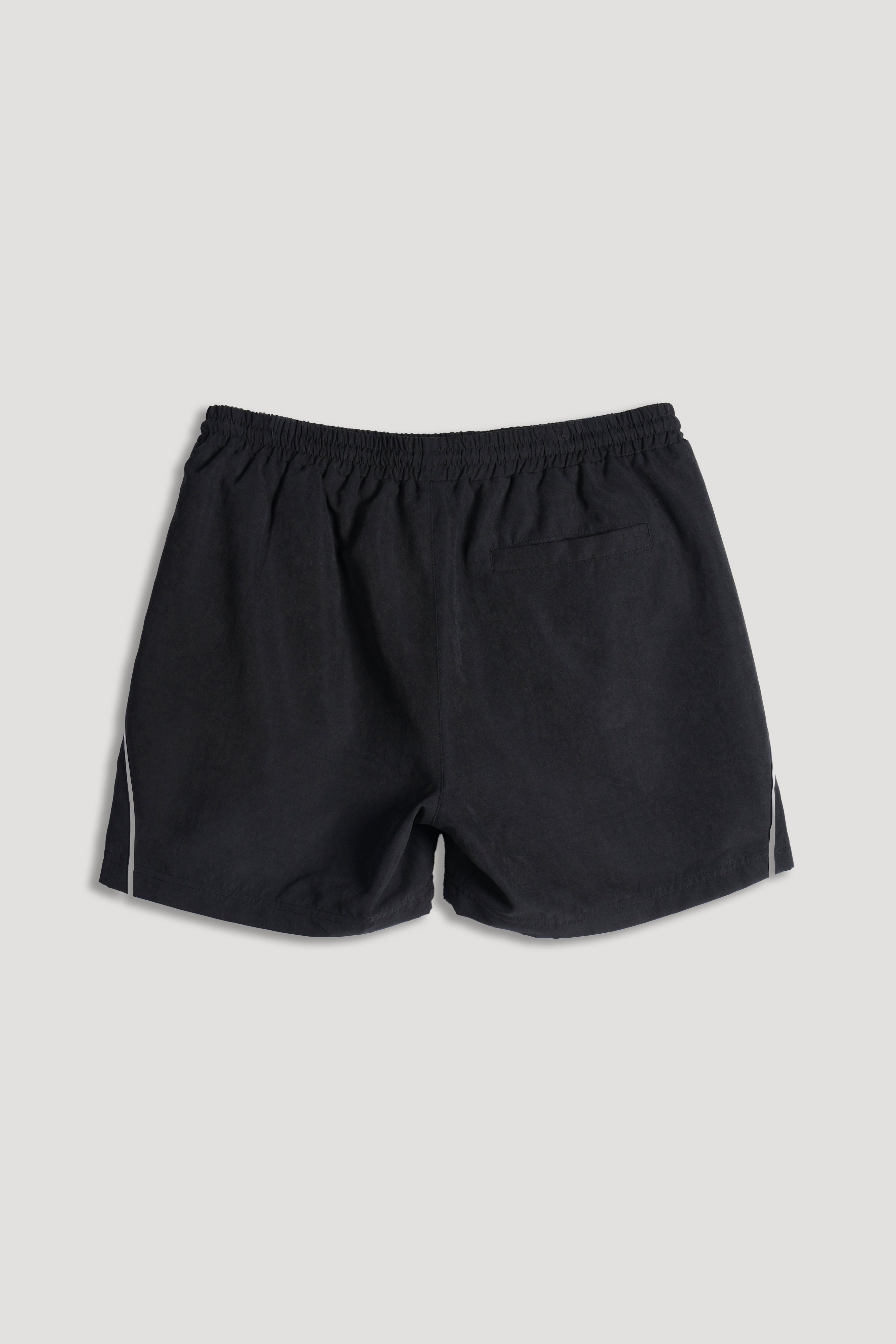 Dual Darby Track Shorts in Black