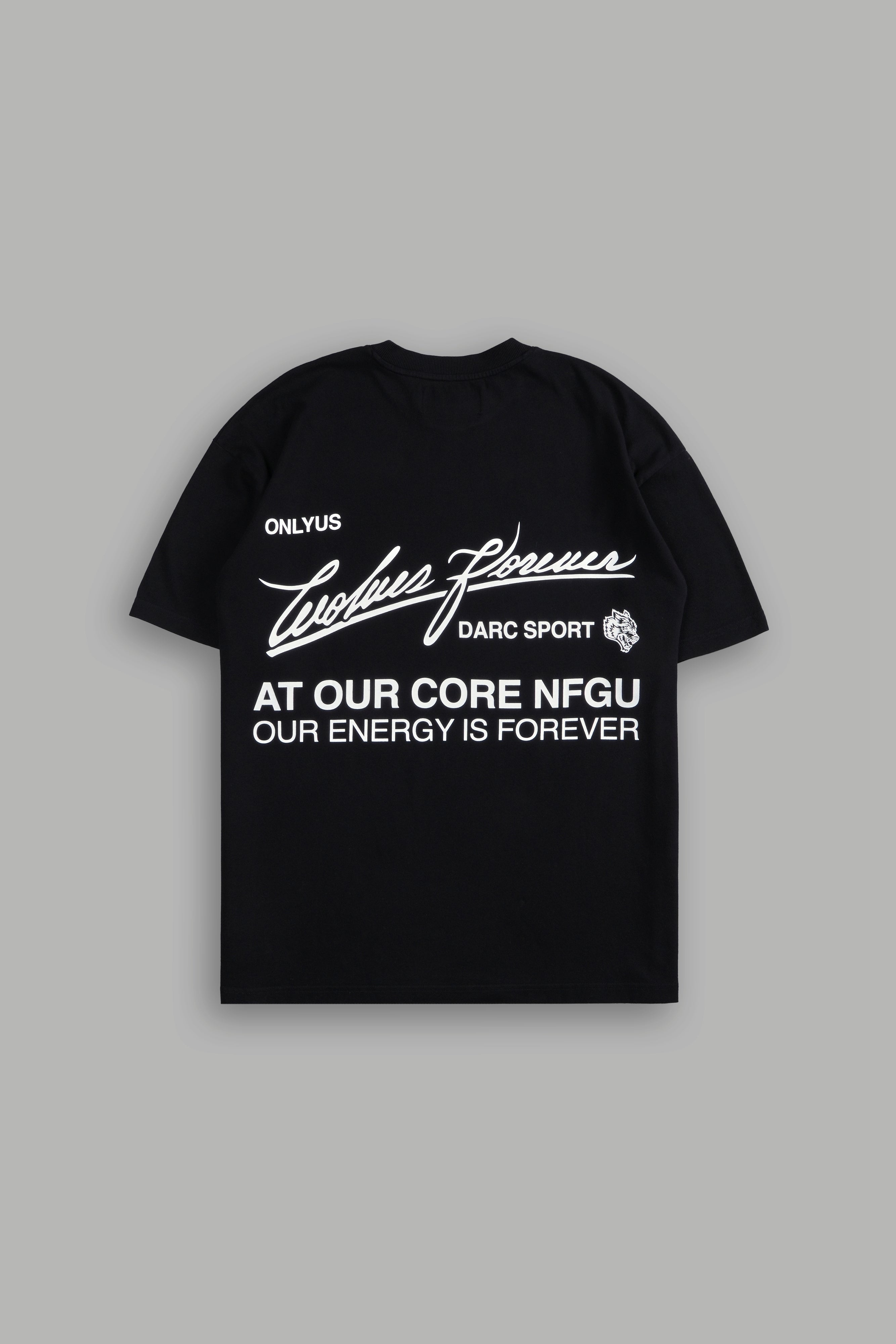At Our Core "Premium" Oversized Tee in Black