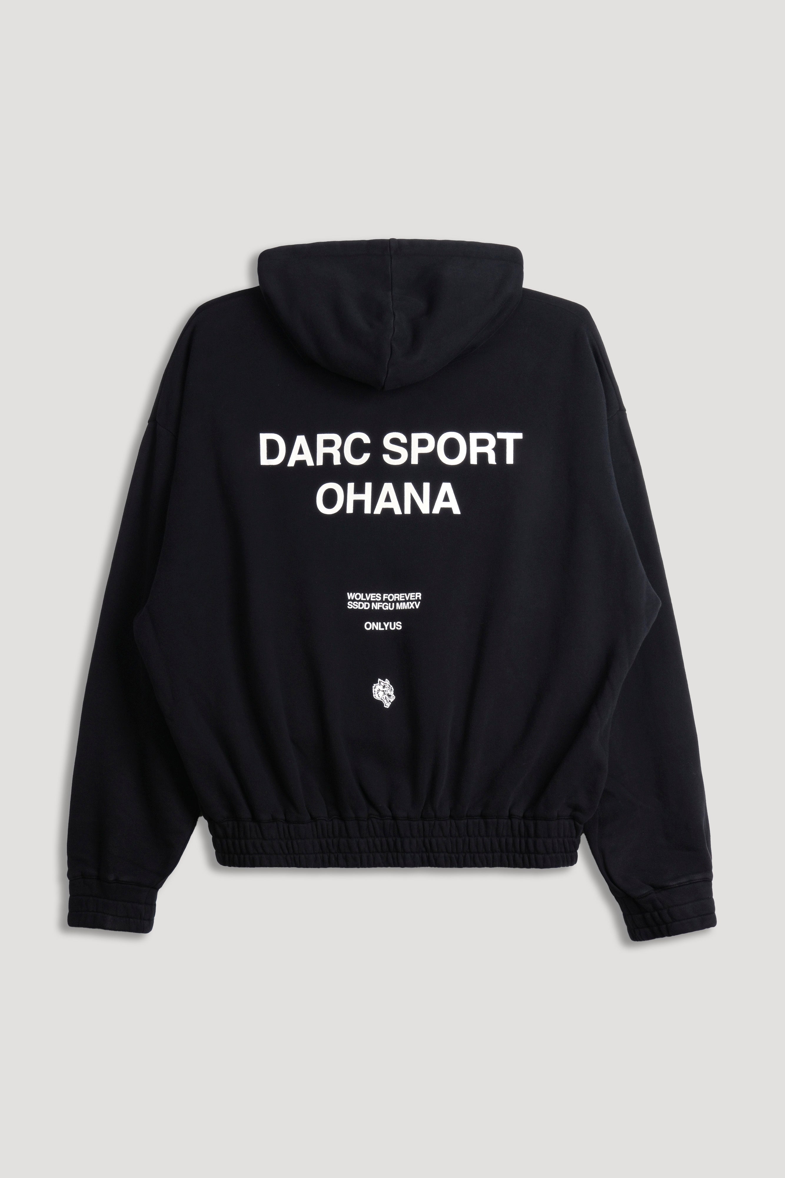 Darc Sport Ohana "Chambers" Zip Hoodie in Black