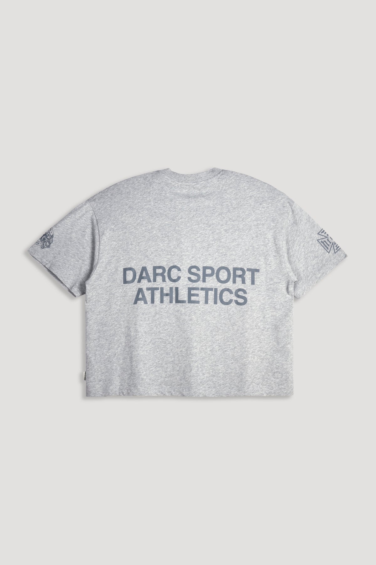 Darc Sport Athletics Premium Box Cut Tee in Light Athletic Gray