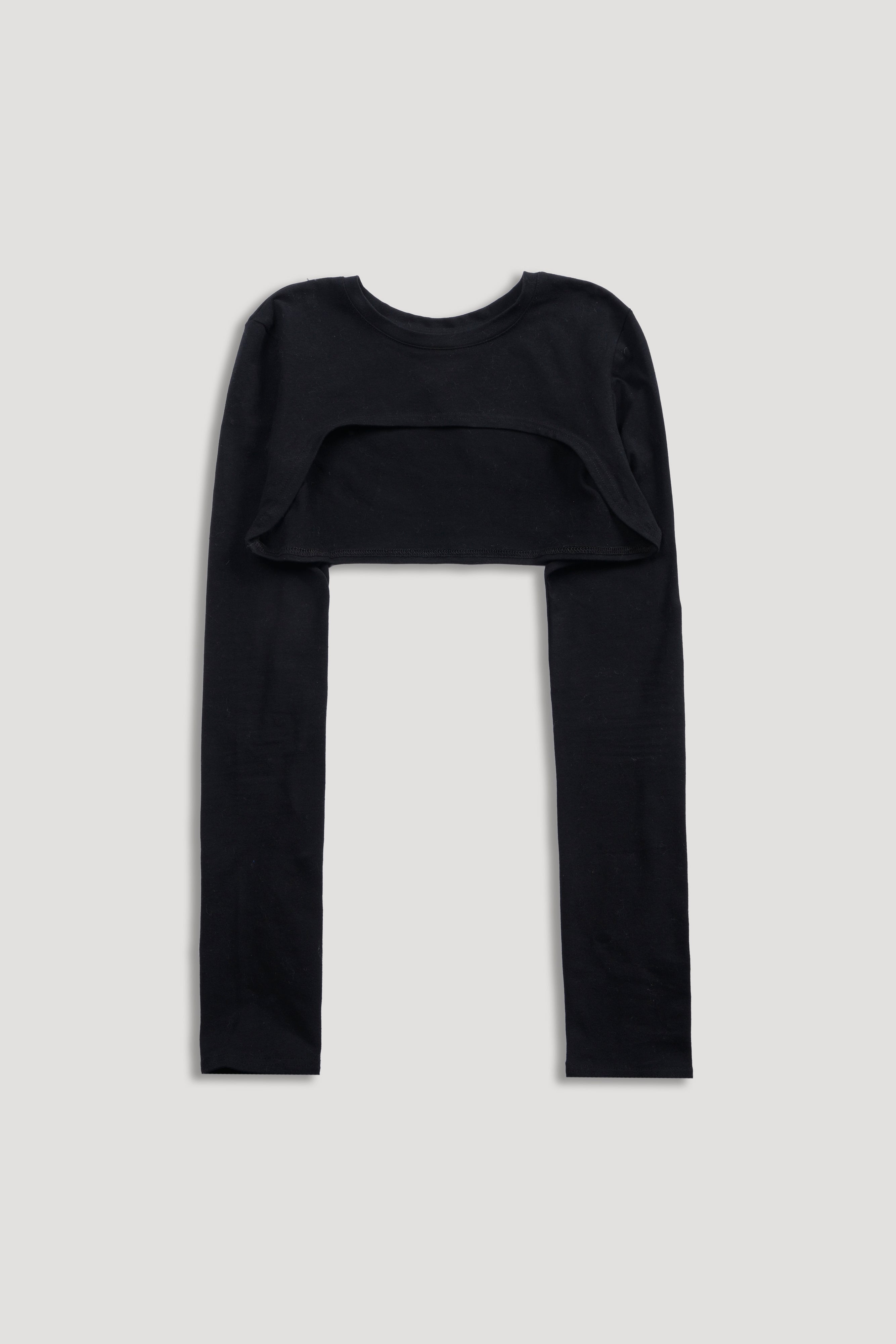 Wolf "Elise" Eden Pullover Shrug in Black