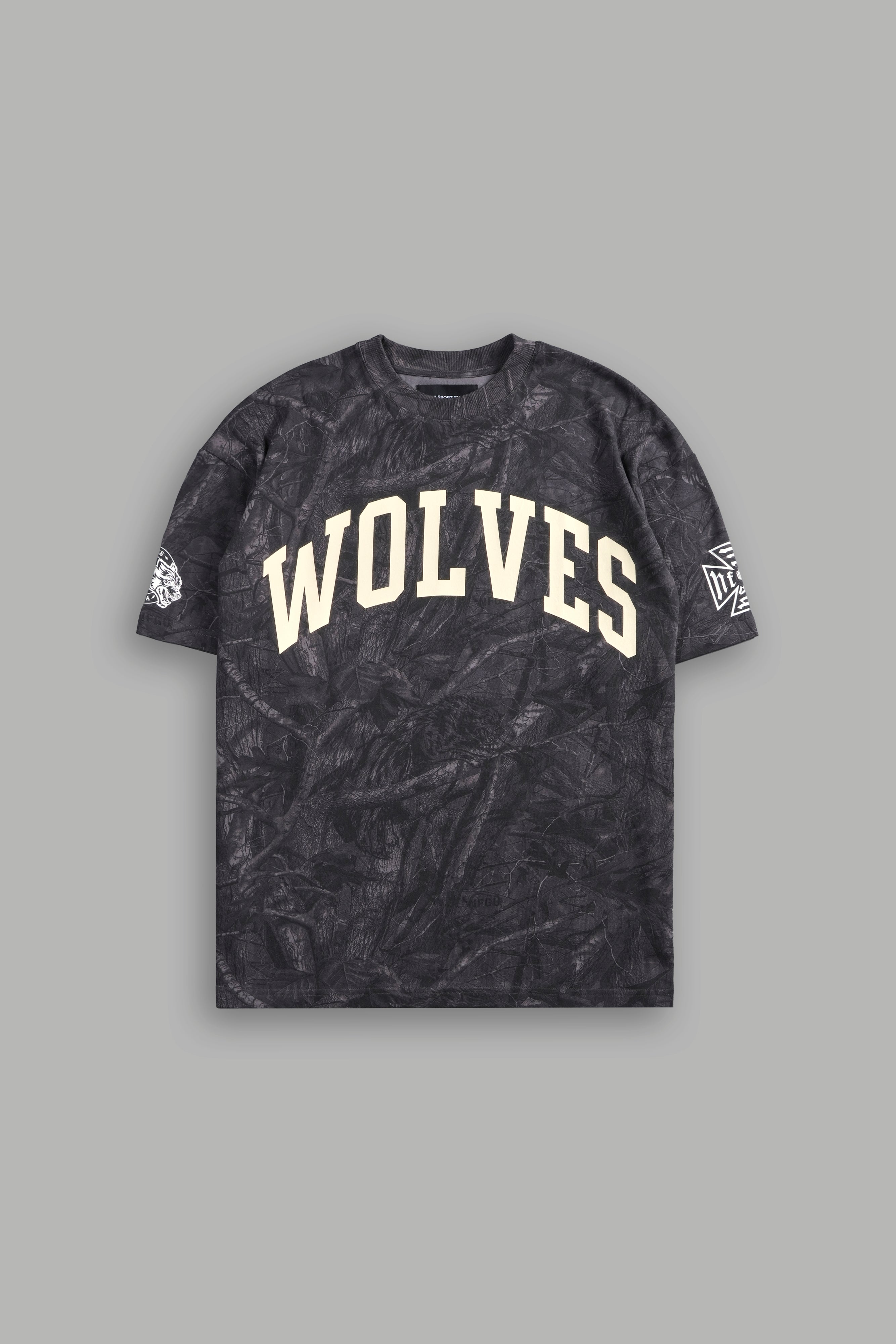 Ohana Loyalty "Premium" Oversized Tee in Darc Driftwood Forest Camo