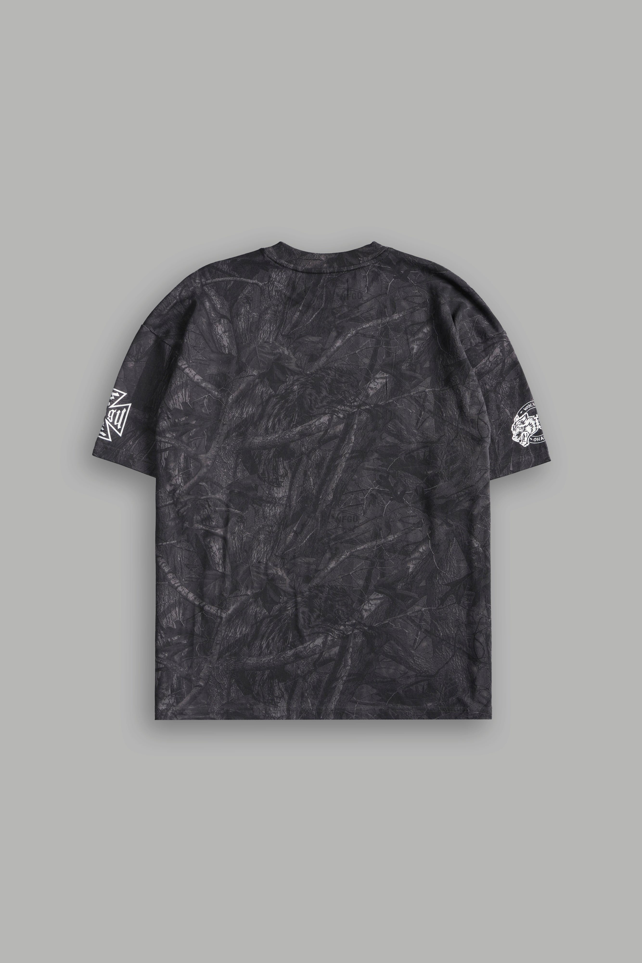 Ohana Loyalty "Premium" Oversized Tee in Darc Driftwood Forest Camo