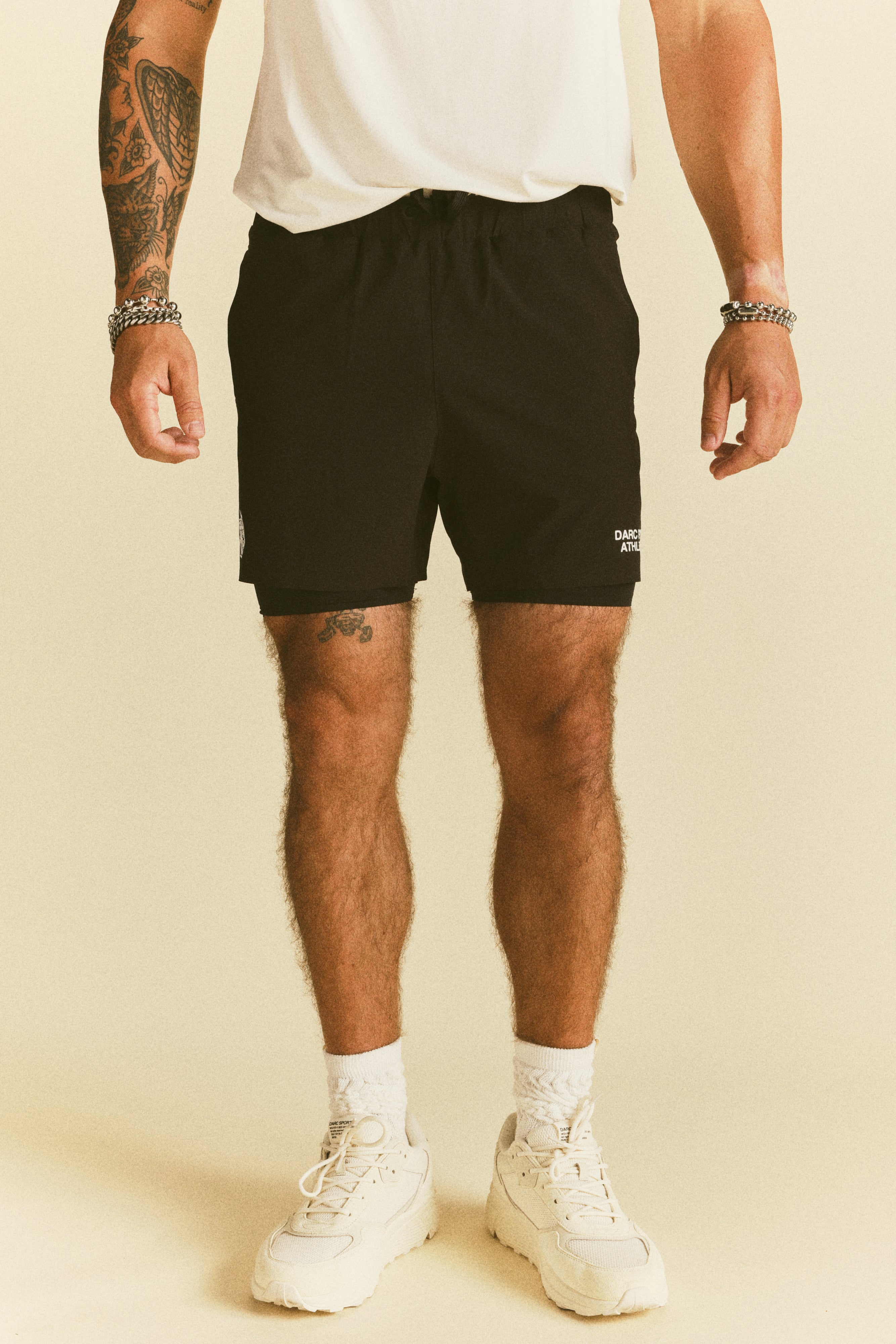 Forever Mark Compression Shorts in Black