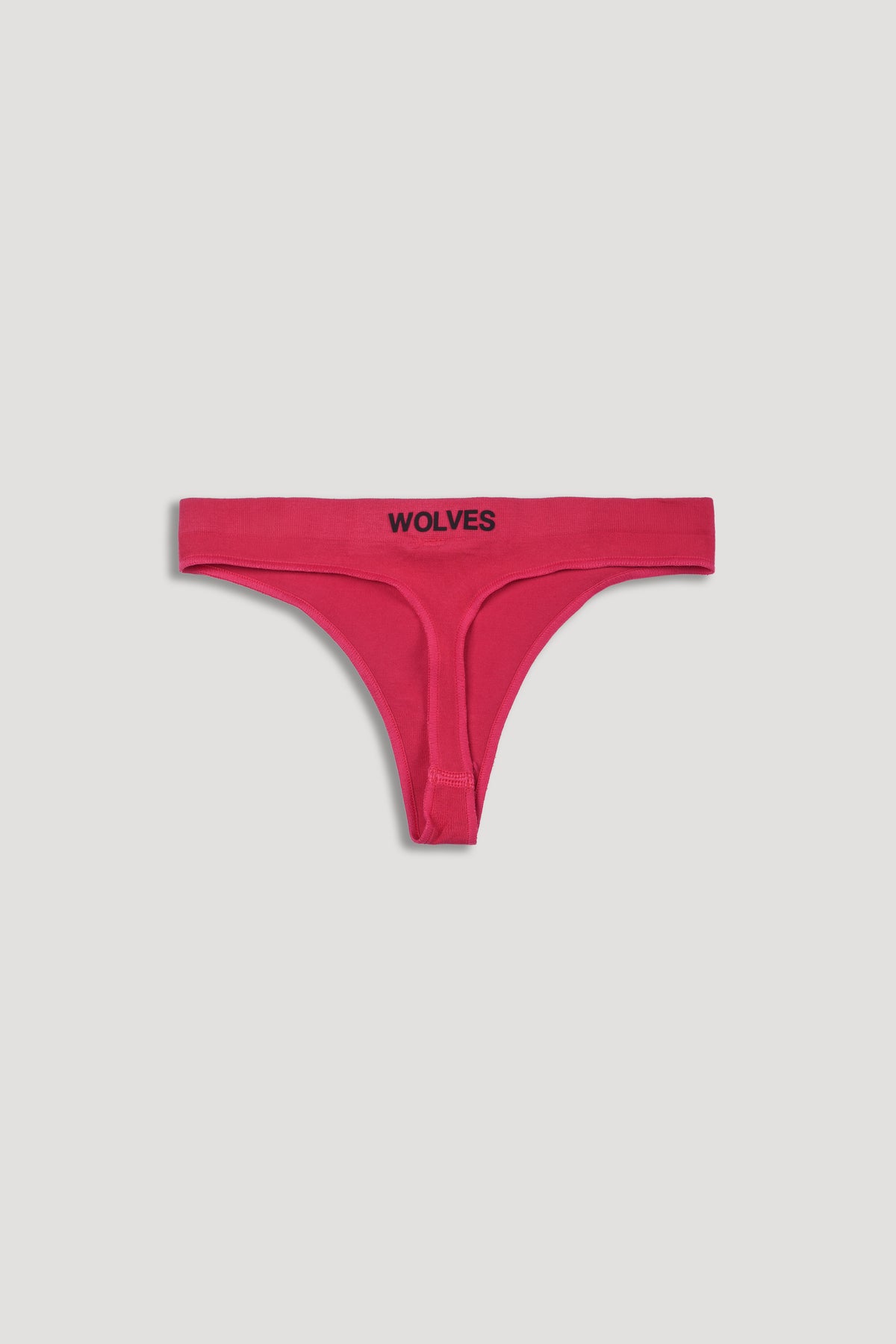 Seamless Thong (3-Pack) in Black/Cherry/Black