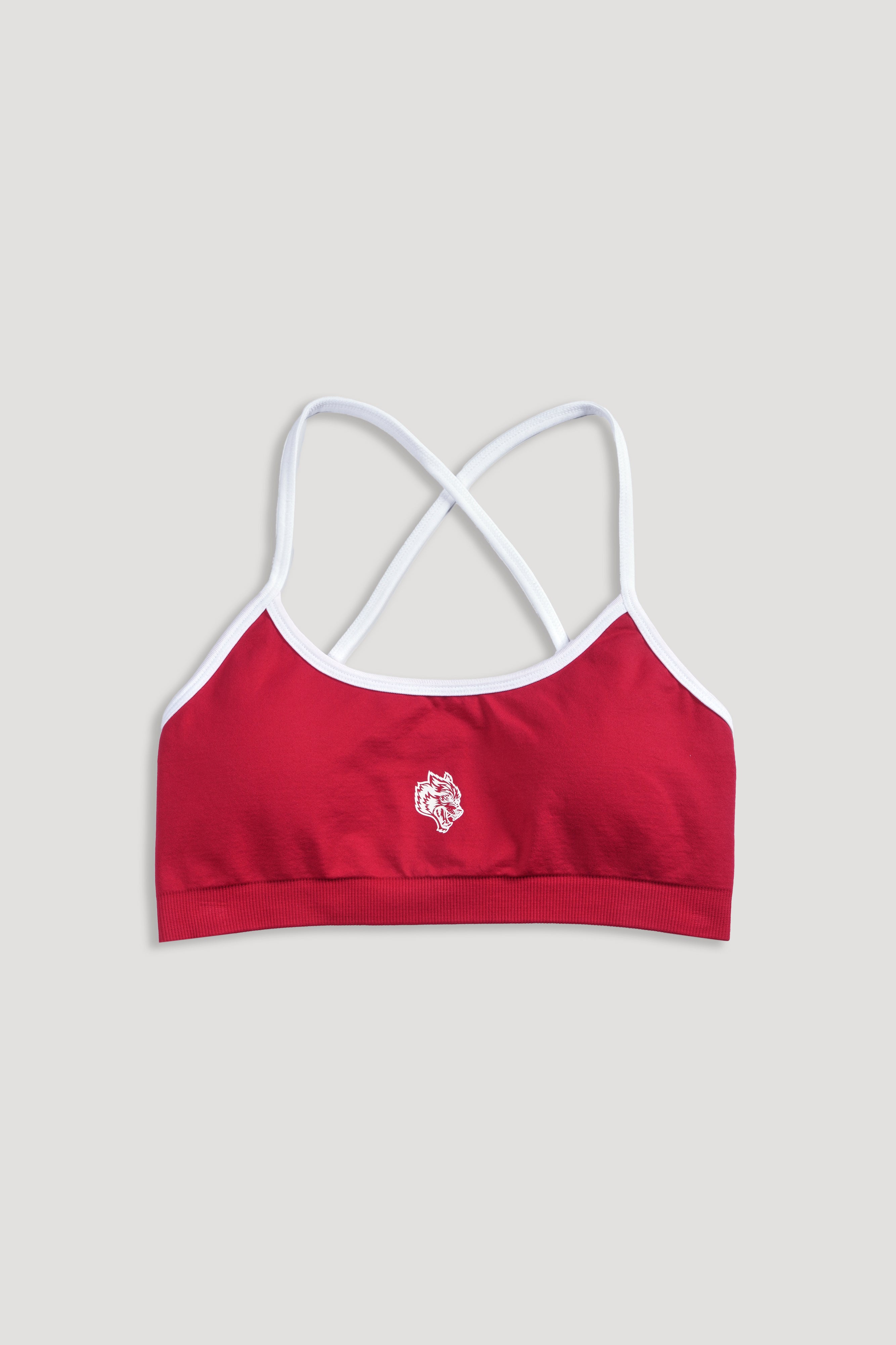 Wolf "Layla" Soft Seamless Bra in Cherry/White