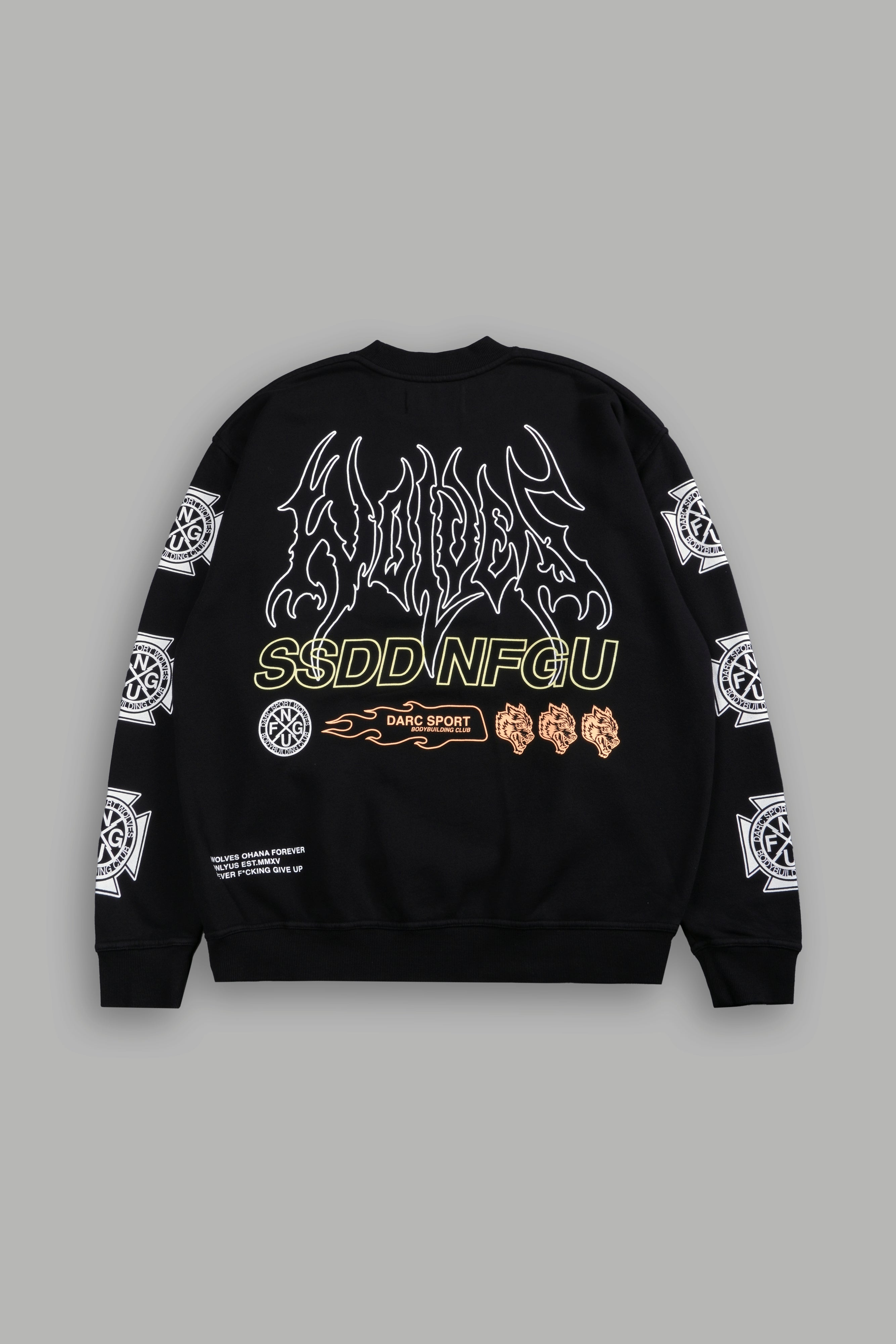 No Limit London Crewneck in Black