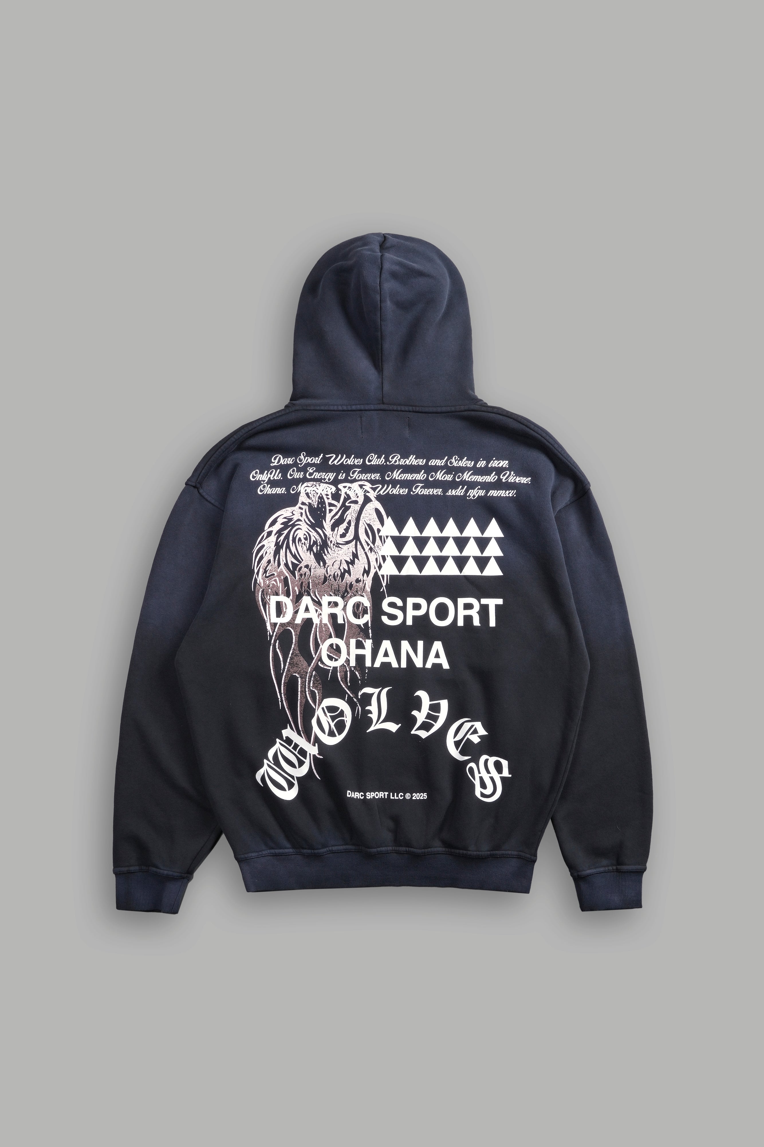 Wolves Mana "Pierce" Hoodie in Darc Ash Sun Fade