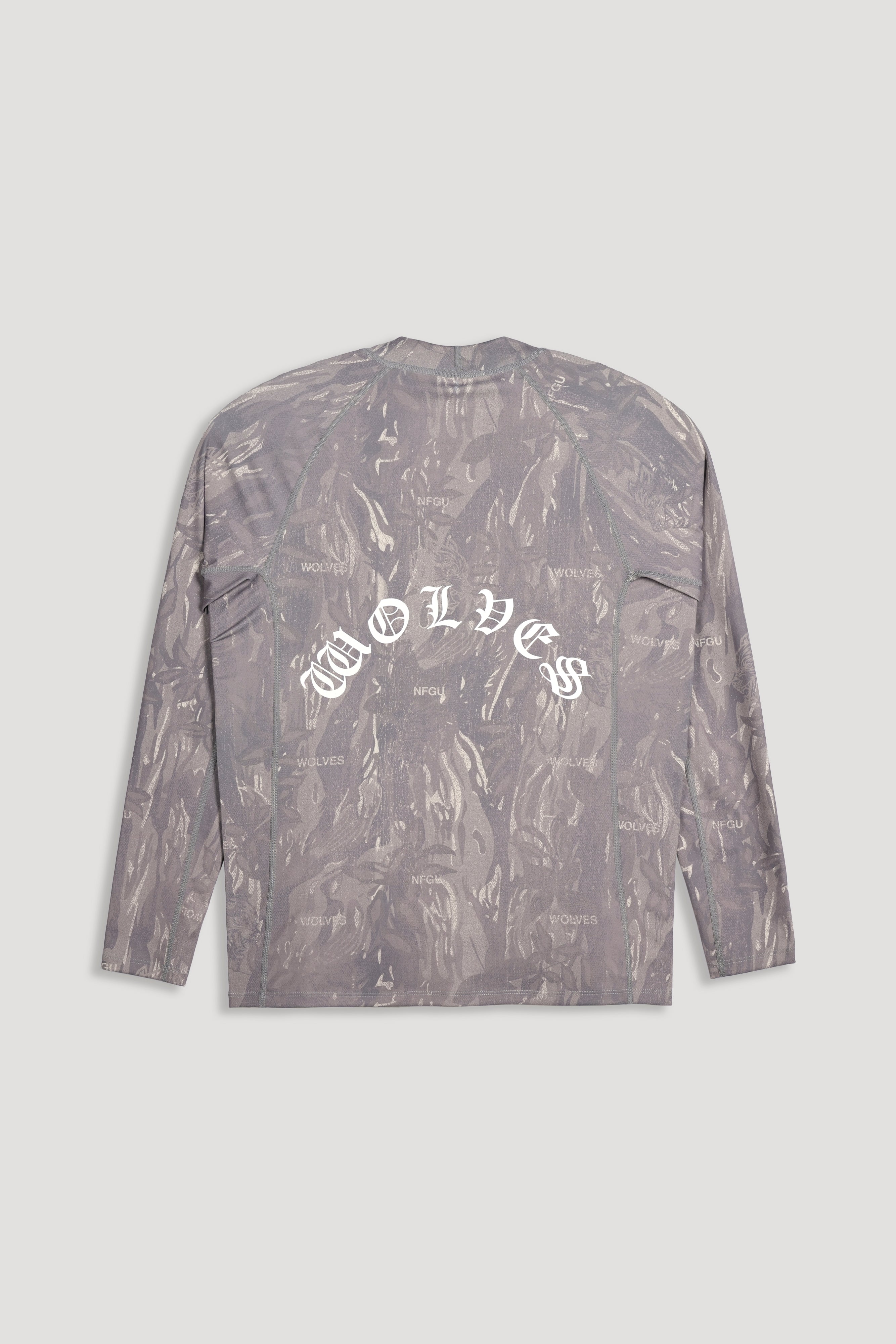 Wolf Chopper Rash Guard in Ohana Vintage Norse Camo