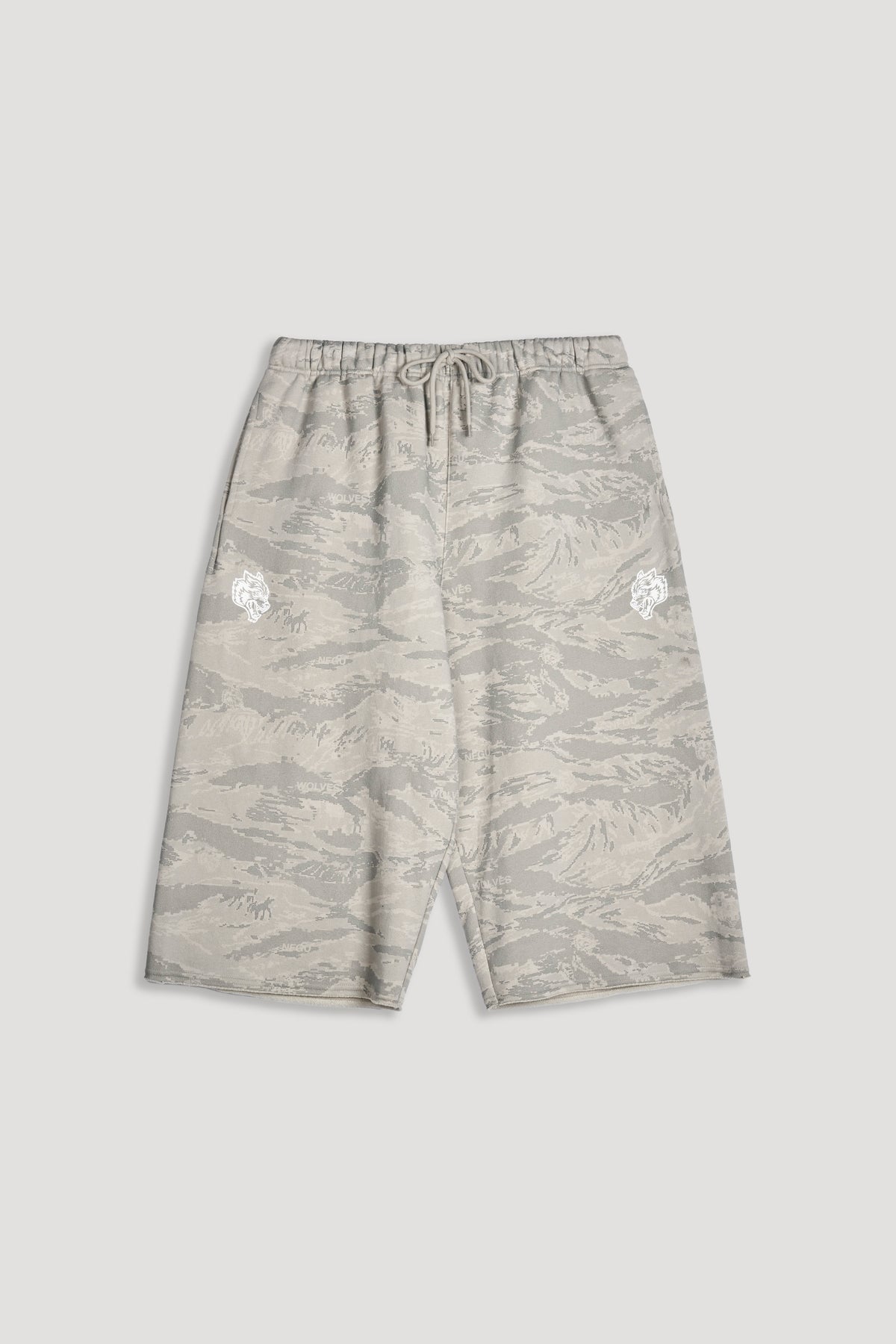 Dual Capri Sweat Pants In Lush Digital Camo