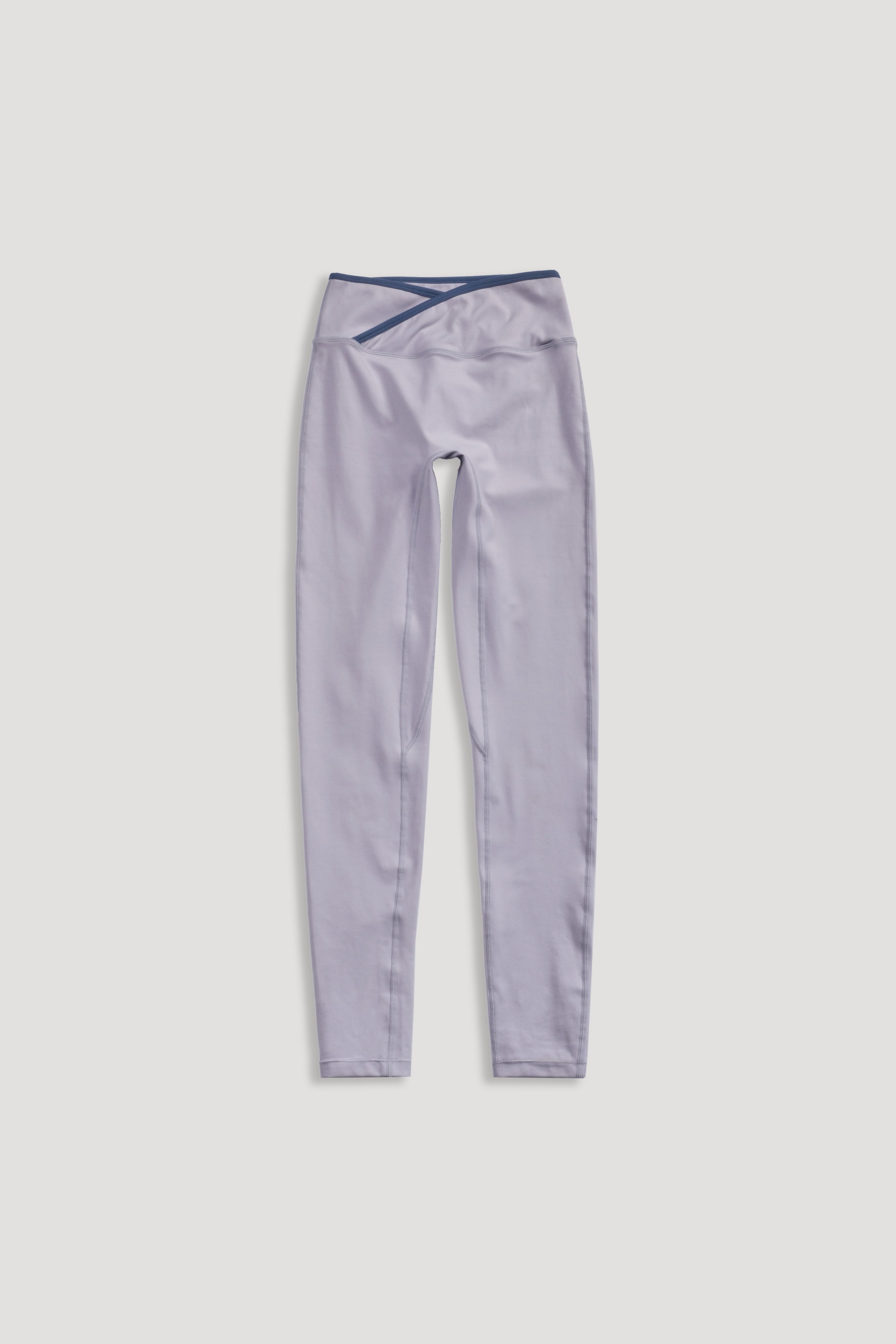 Wolf Contrast "Pearl" Energy Leggings in Sport Gray/Washed Denim