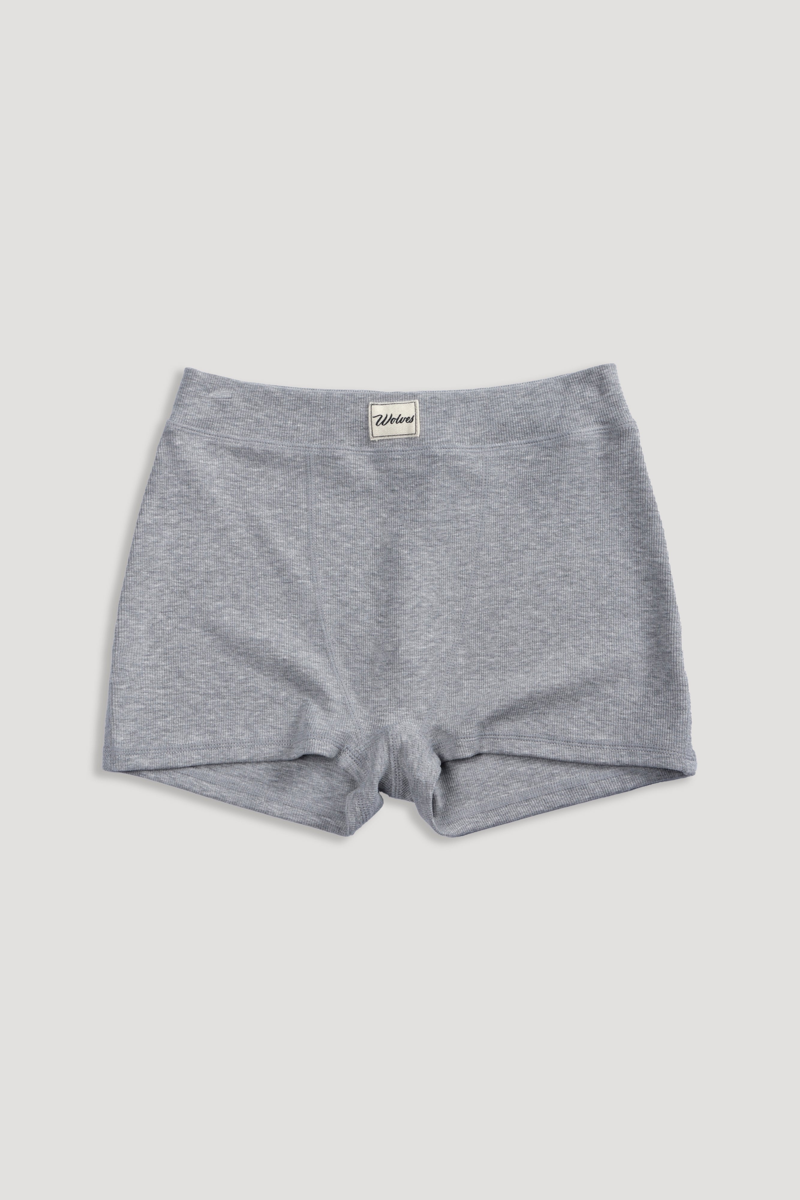 Cursive Wolves Jasmine Rib Boxers