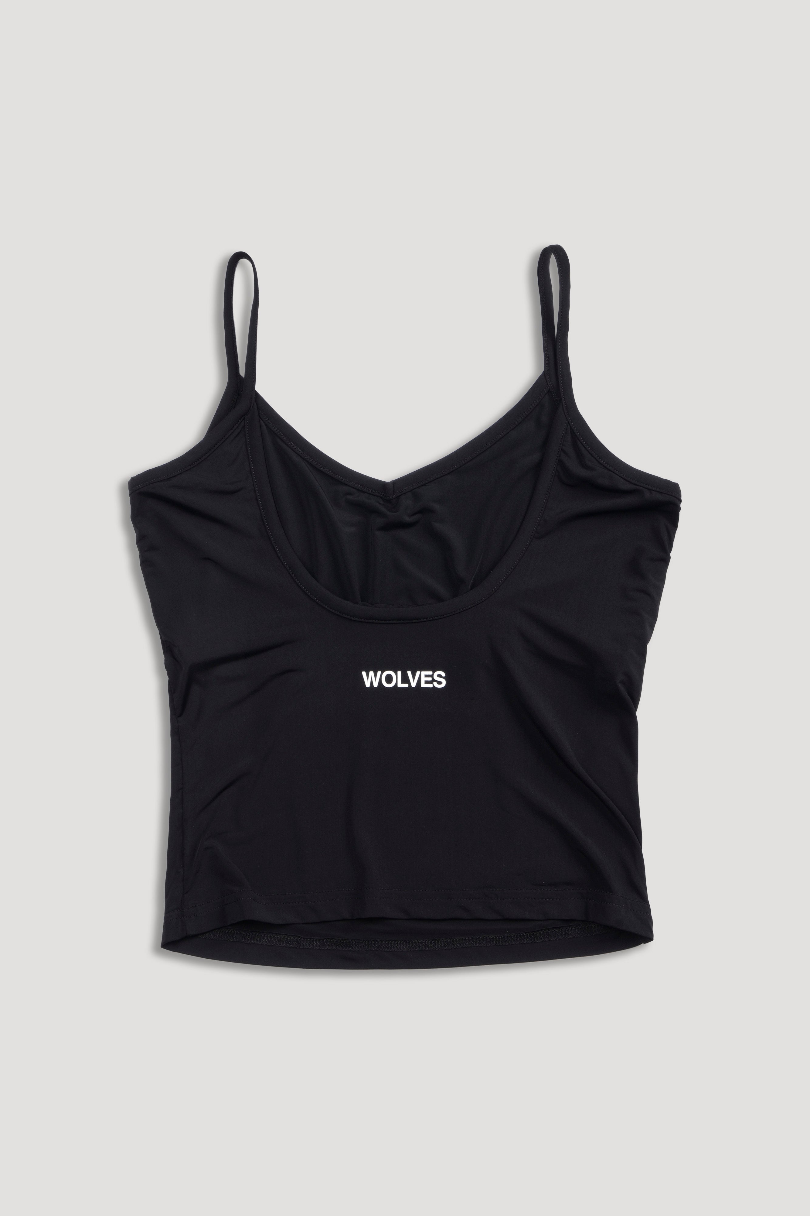 Forever Mark "Hallie" Silky Tank Top in Black
