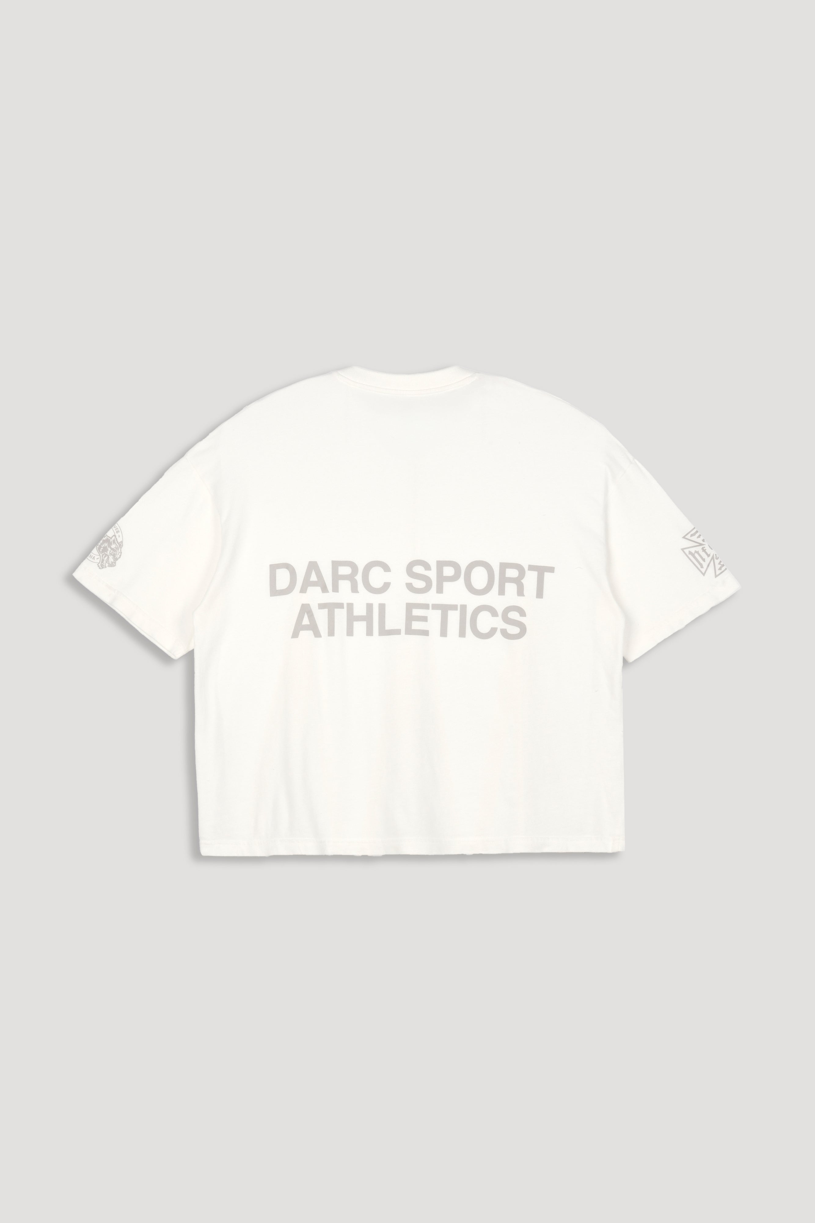 Darc Sport Athletics Premium Box Cut Tee in Cream