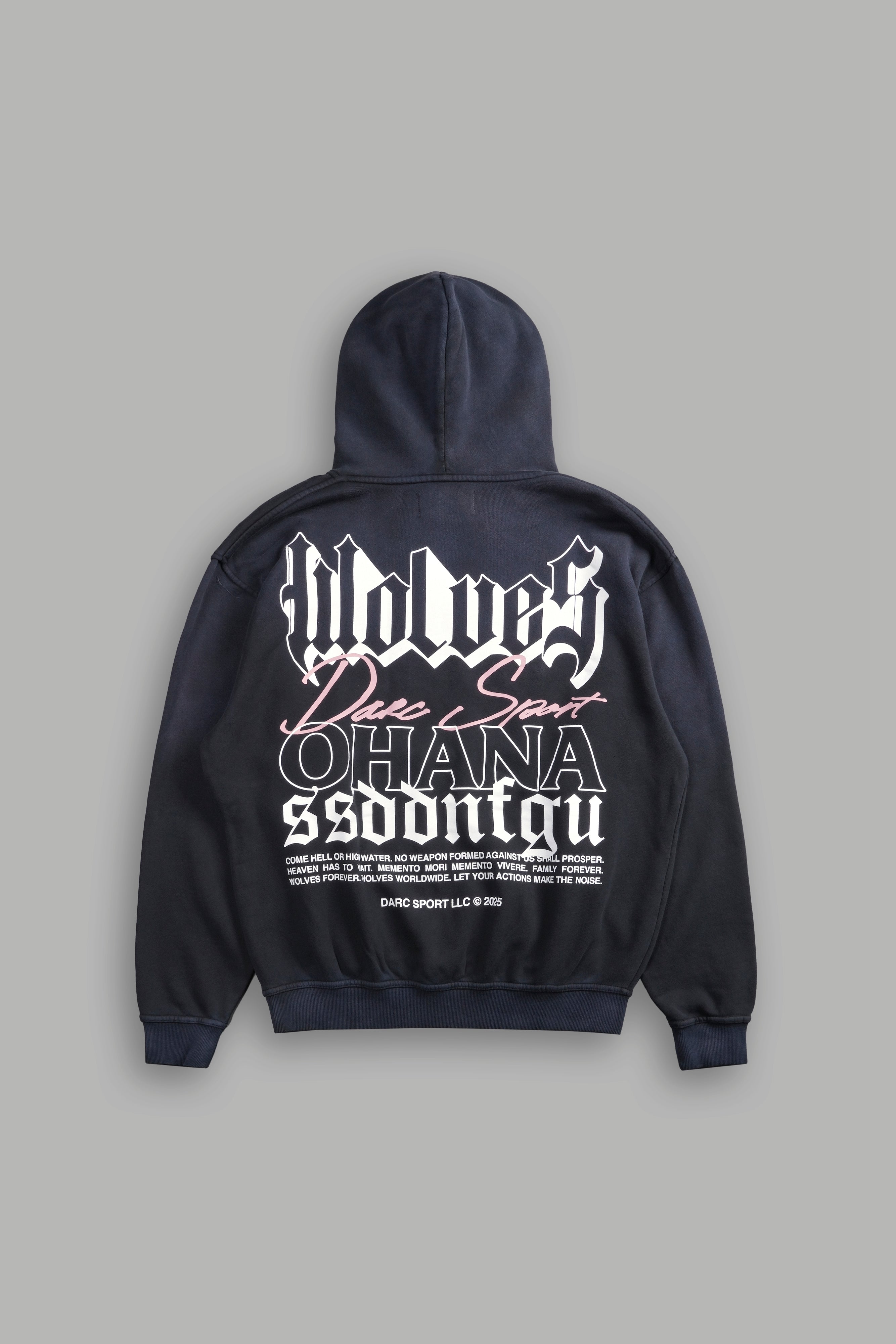 Ohana SSDDNFGU "Pierce" Hoodie in Darc Ash Sun Fade