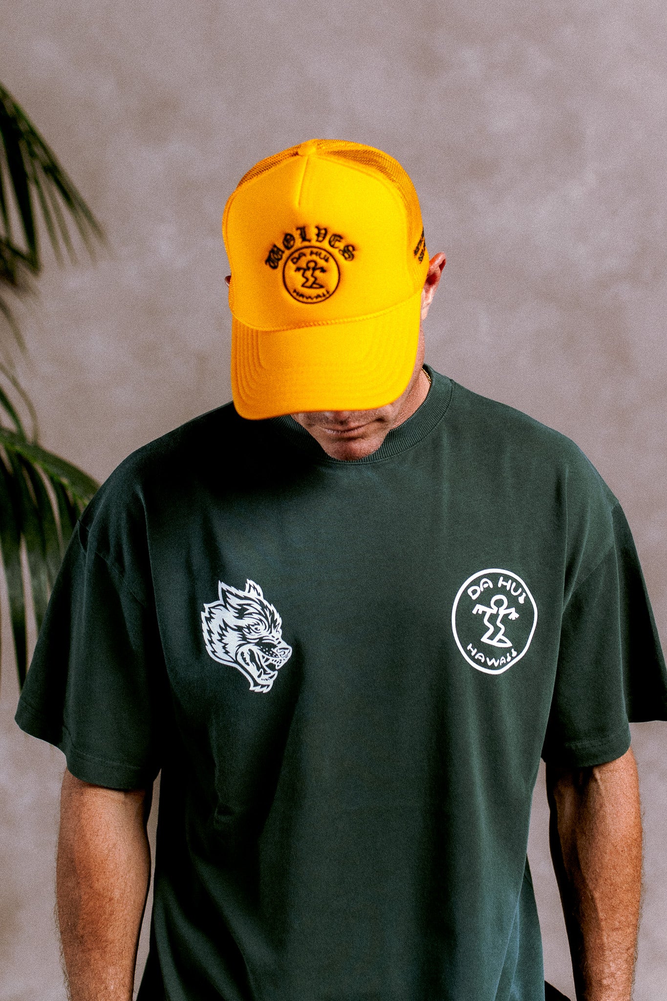 Darc Sport X Da Hui Trucker Hat in Gold