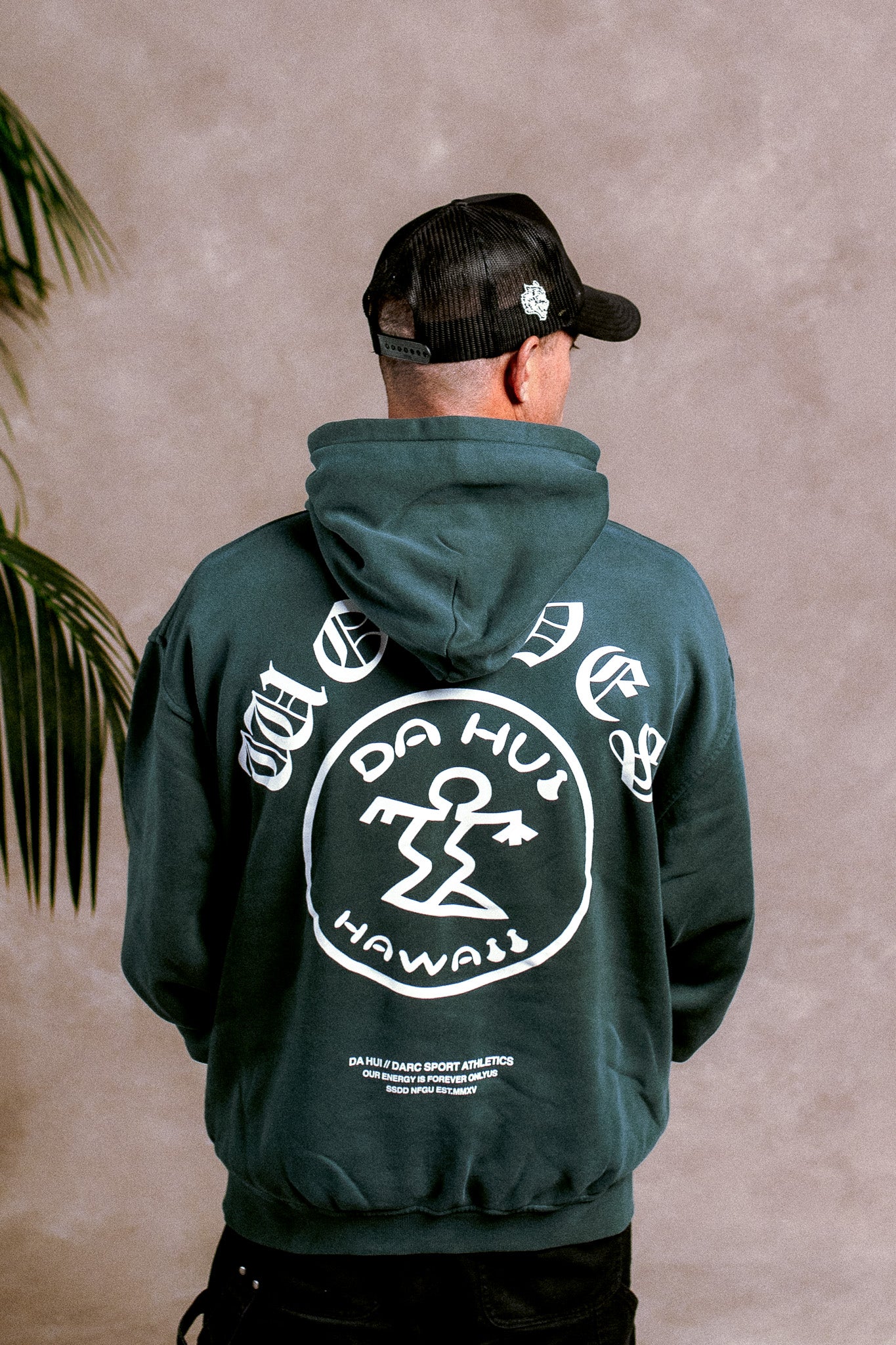 darc sport フェードノースリーブ Darc Sport X Da Hui Pierce Hoodie in Forest Pine Sun Fade