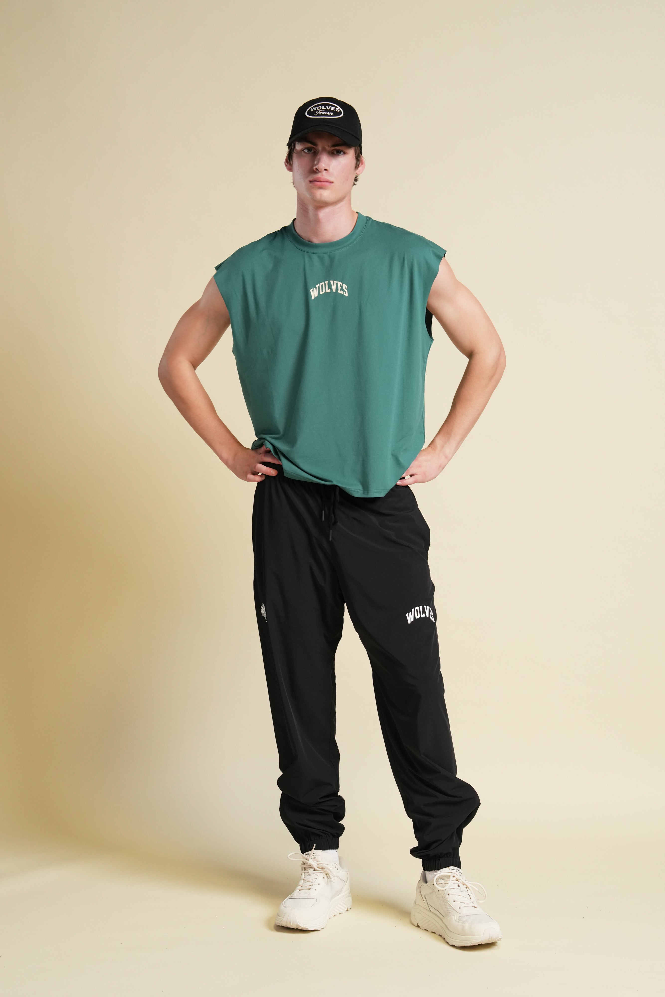 Loyalty Forever Hybrid Nylon Track Pants in Black