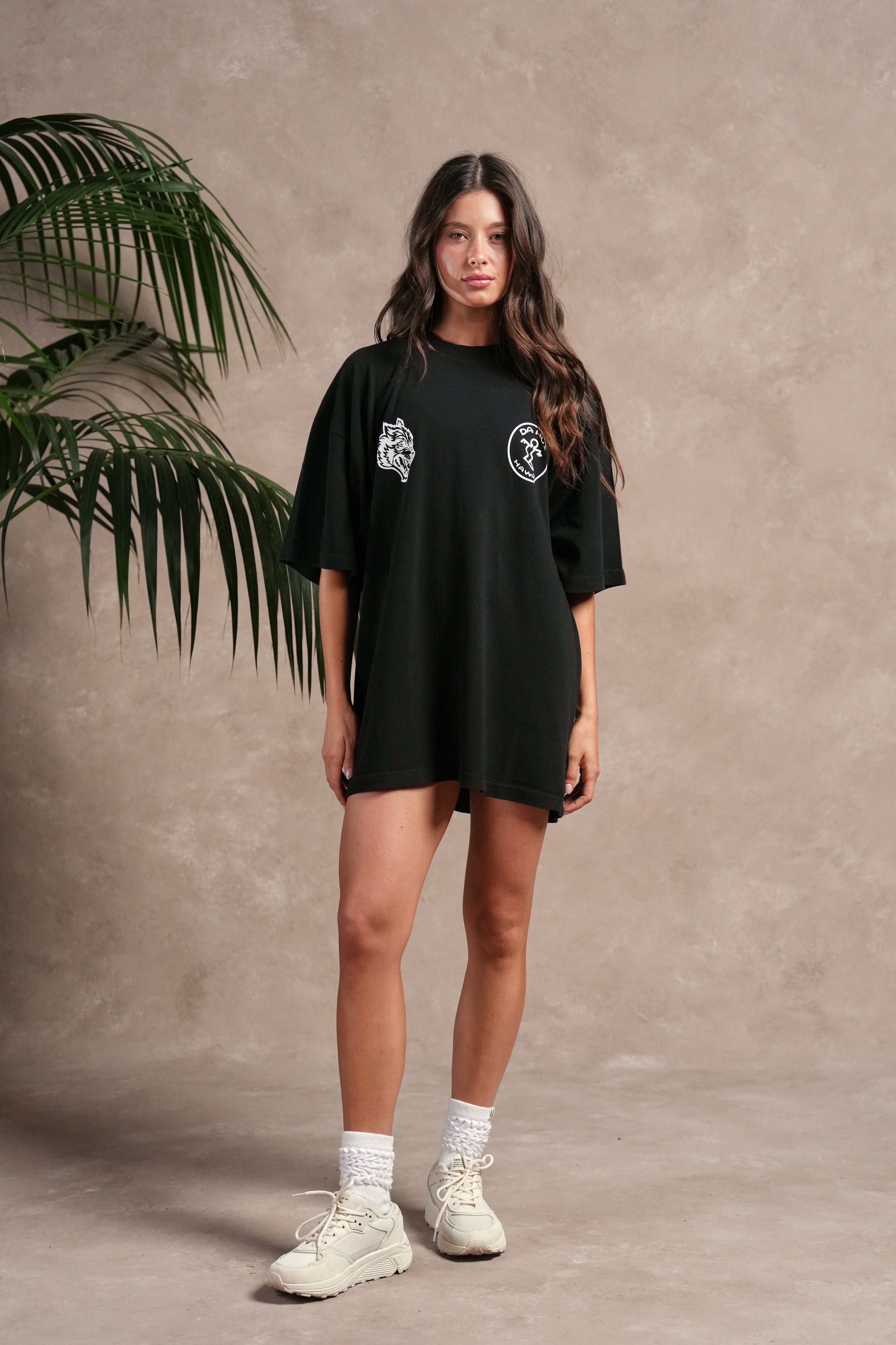 Darc Sport X Da Hui Premium Oversized Tee in Black
