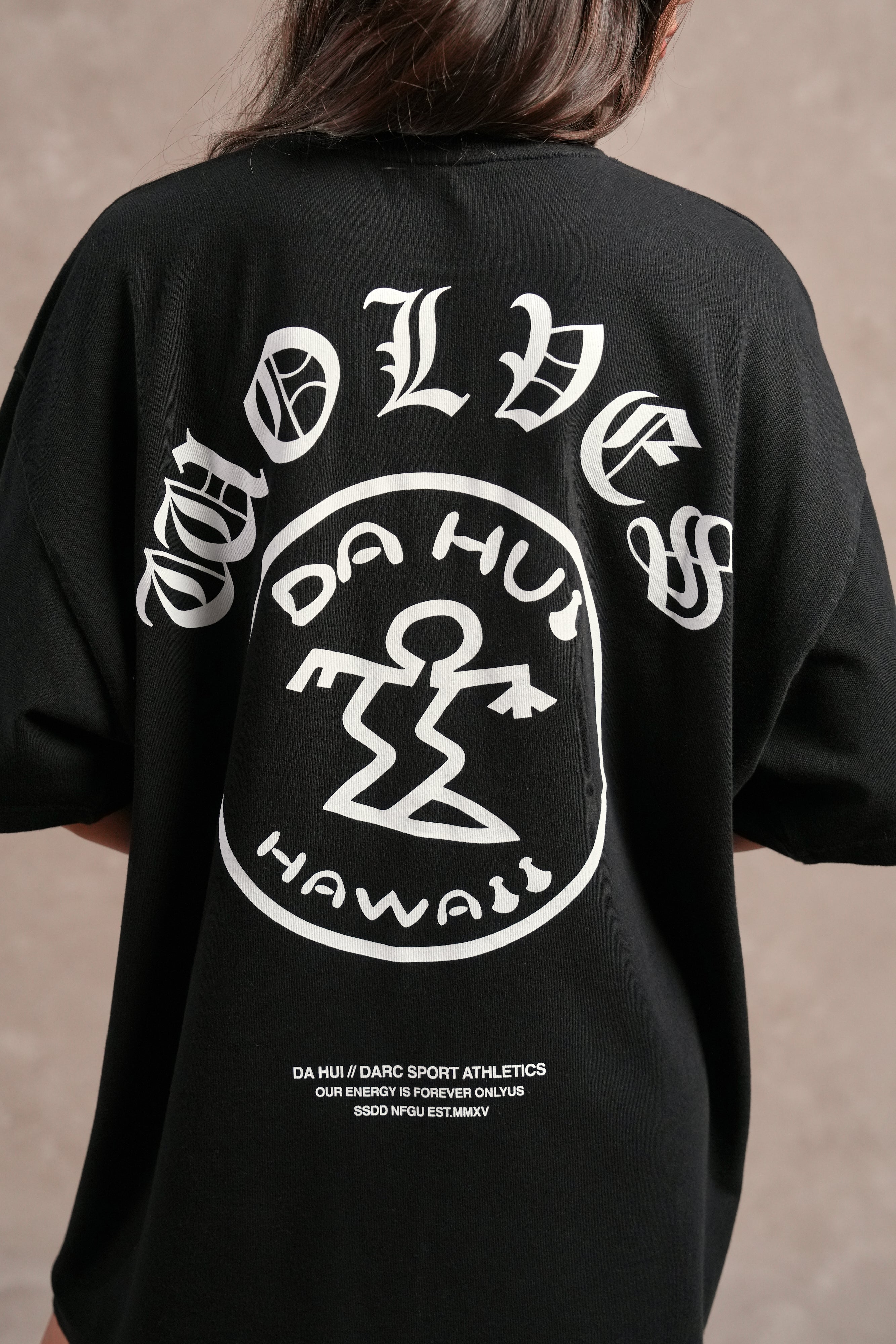 Darc Sport X Da Hui Premium Oversized Tee in Black