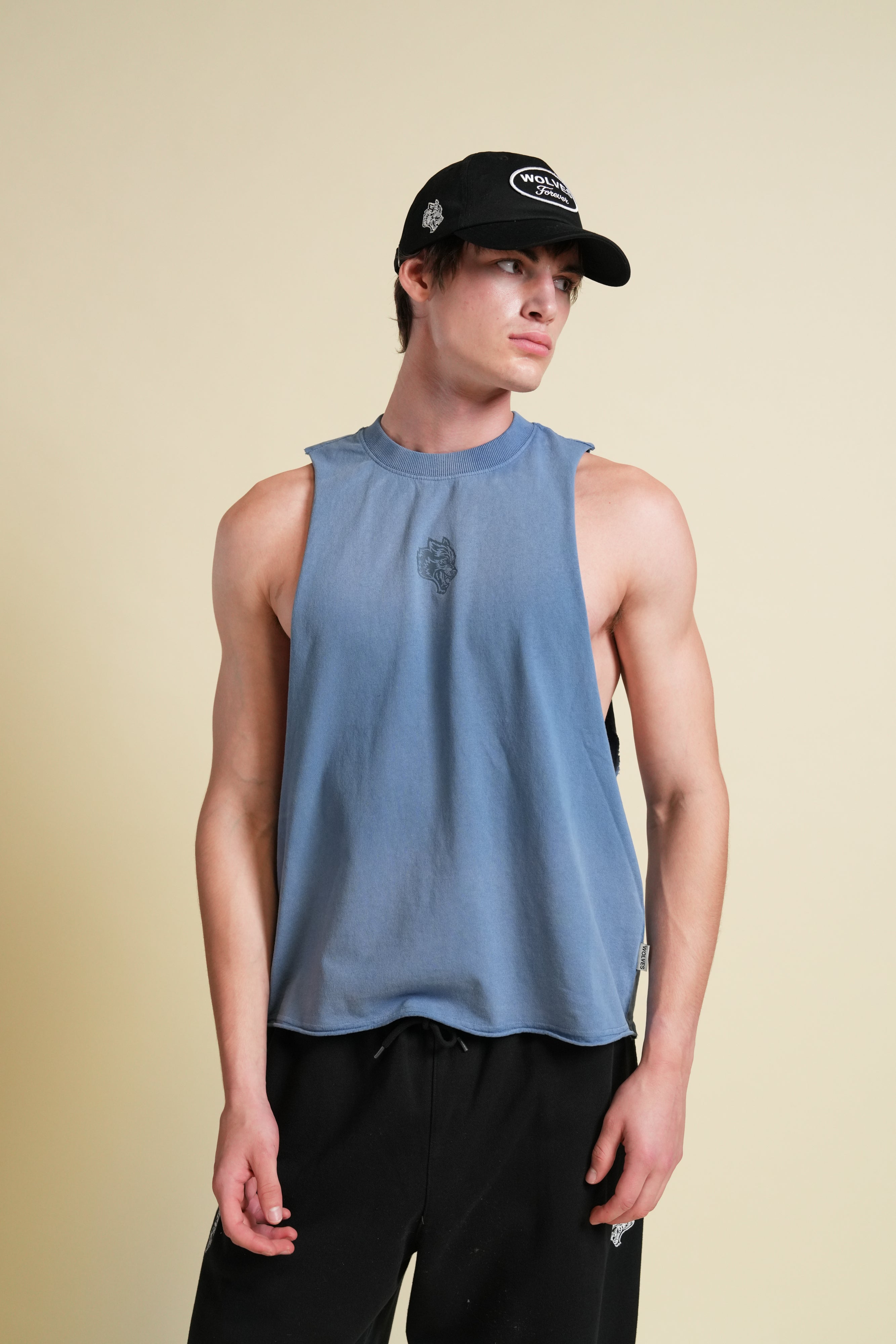 Loyalty Forever Grunge Raw Cropped "Tommy" Muscle Tee