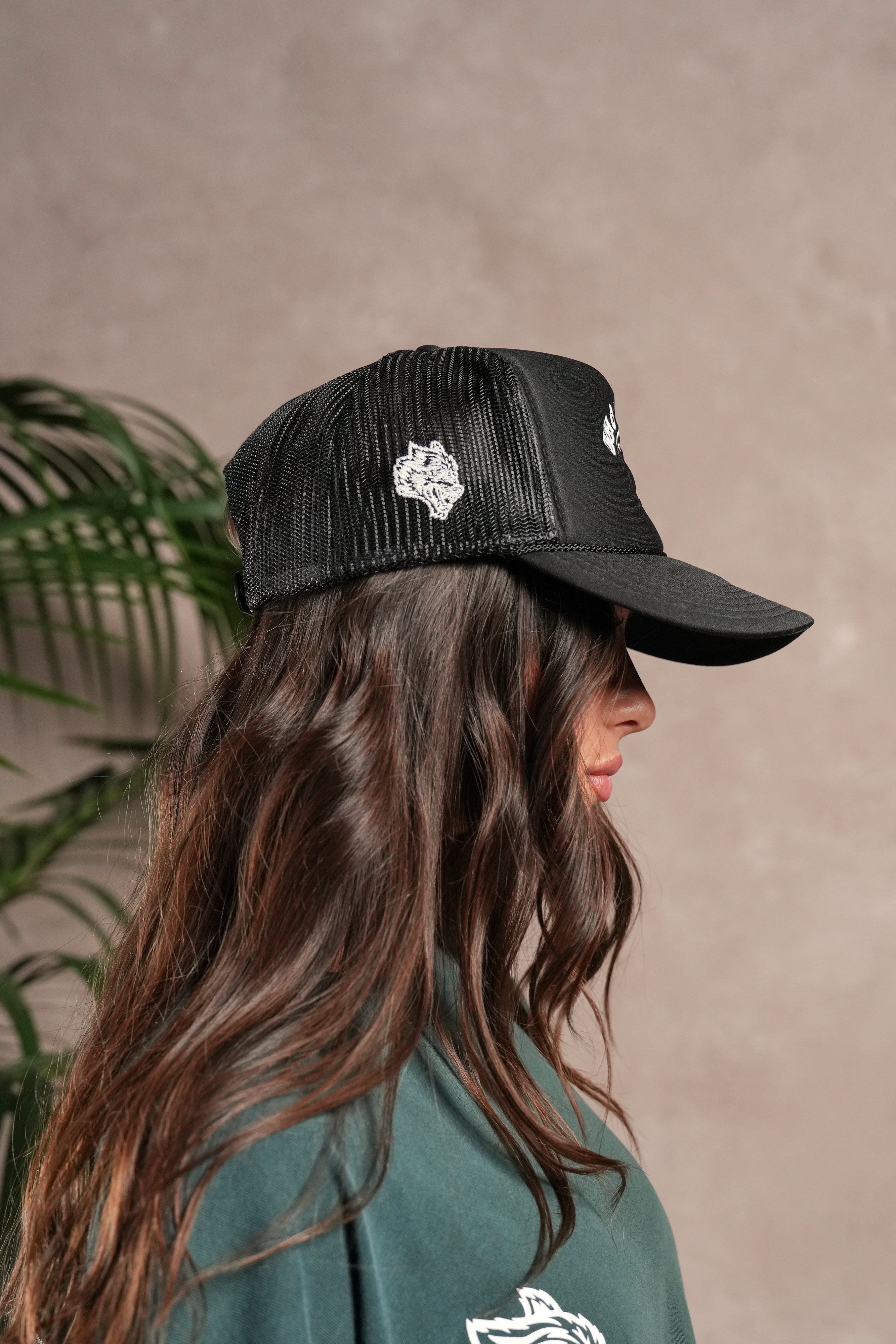 Darc Sport X Da Hui Trucker Hat in Black