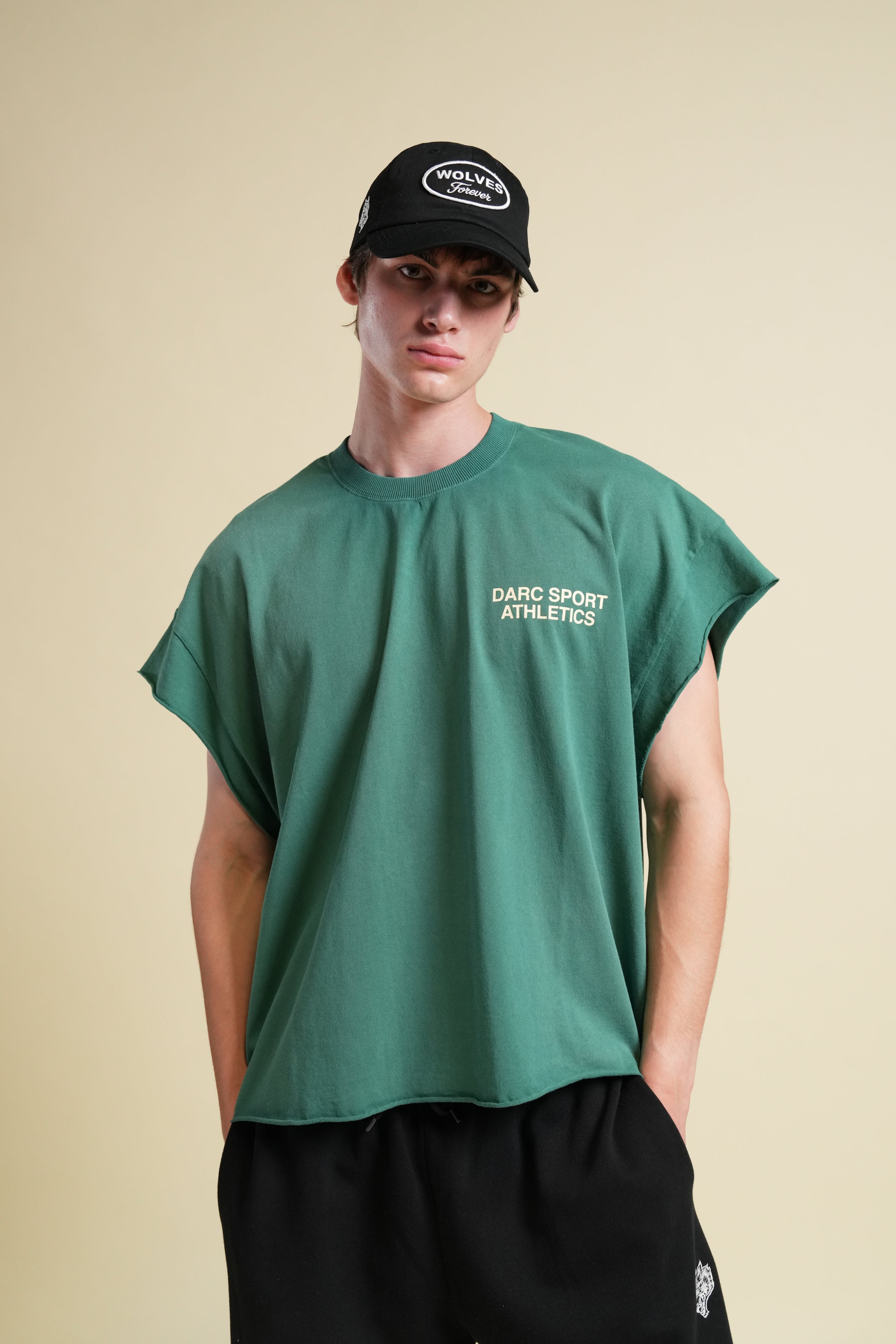 Forever Mark "Grunge" Cut Off Tee