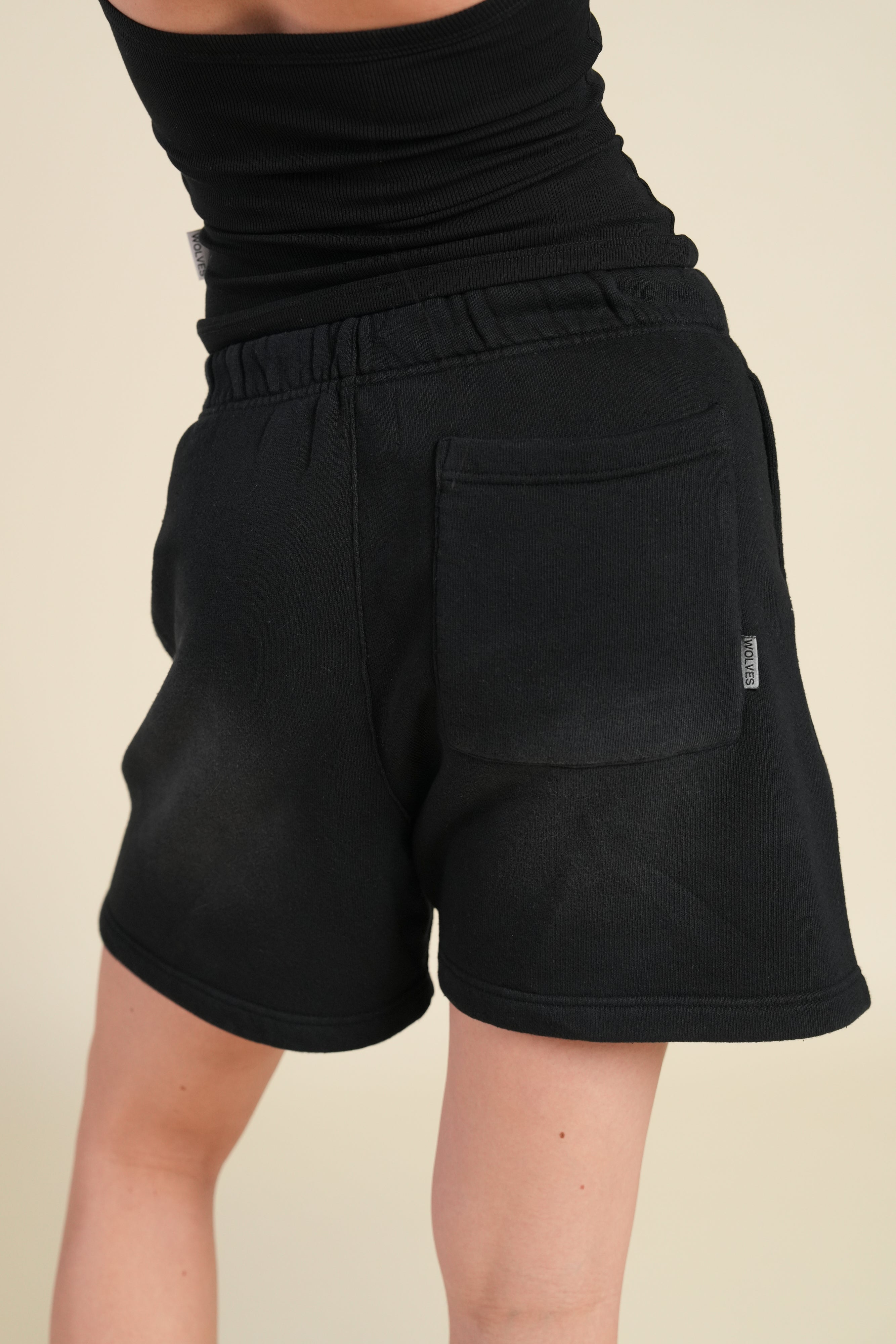 IYKYK Patched Oversized Sweat Short