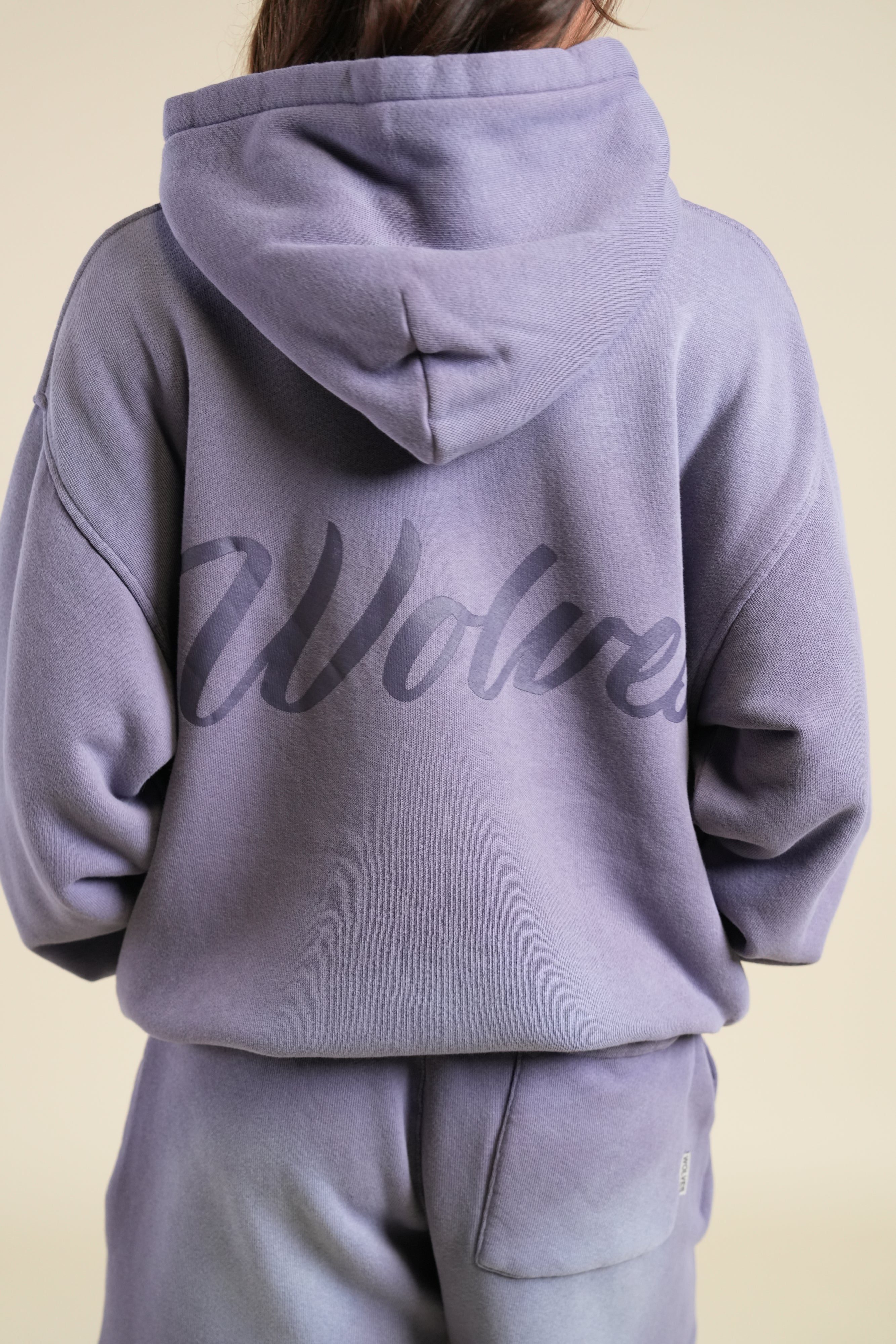 Back Cursive Wolves "Pierce" Hoodie