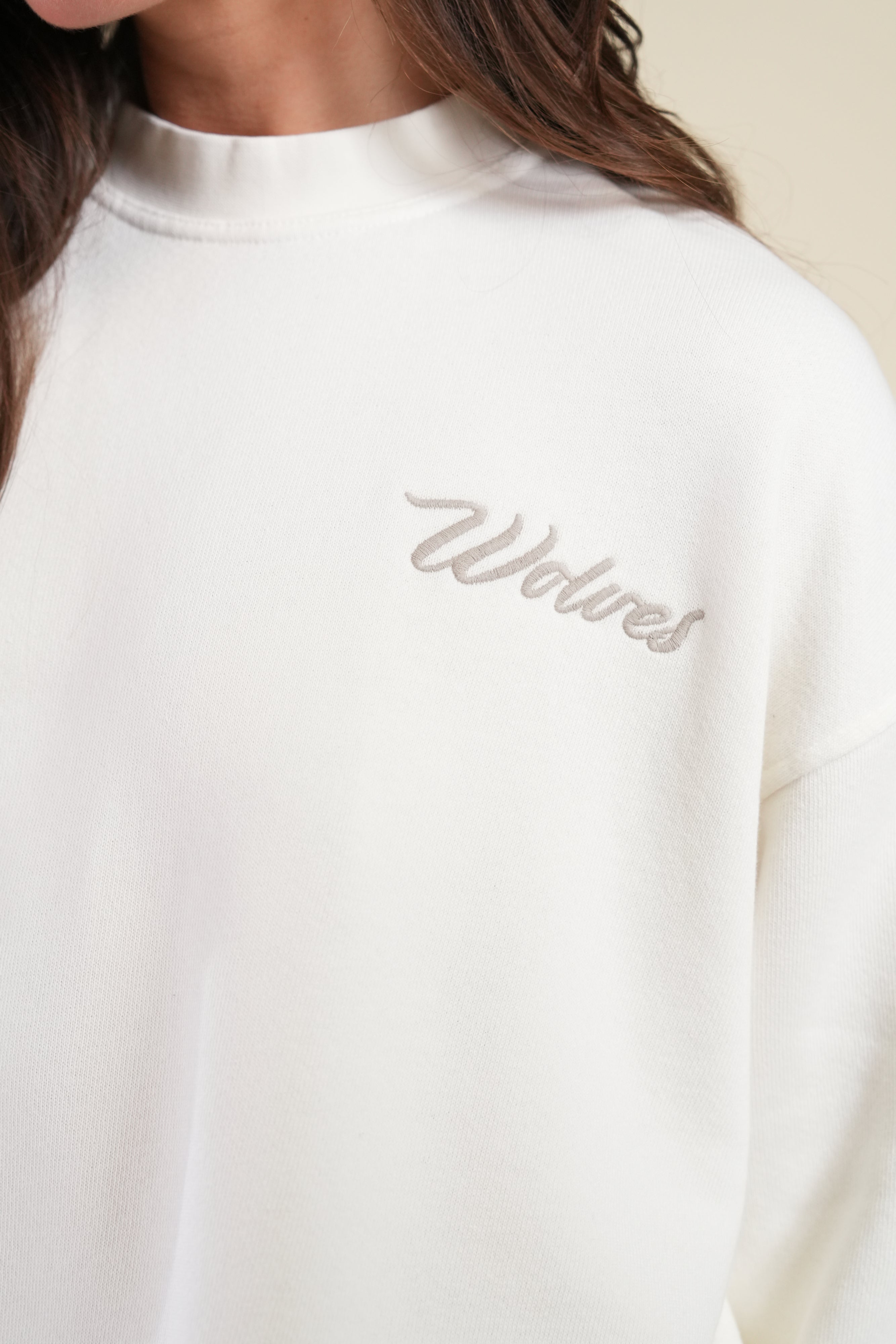 Cursive Wolves Premium London Crewneck