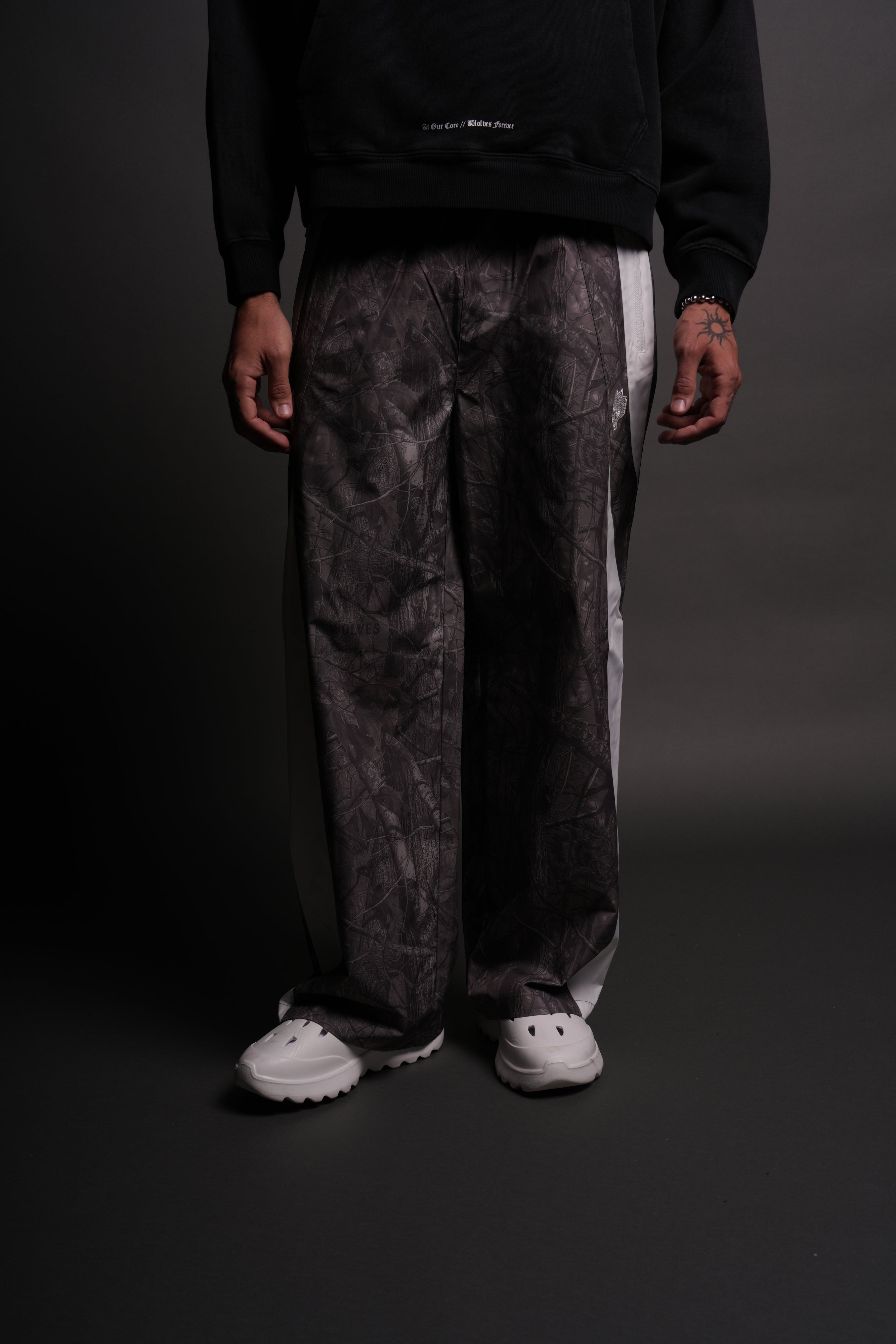 Dual Ohana Brolic Track Pants in Dusk Moss Driftwood Forest Camo