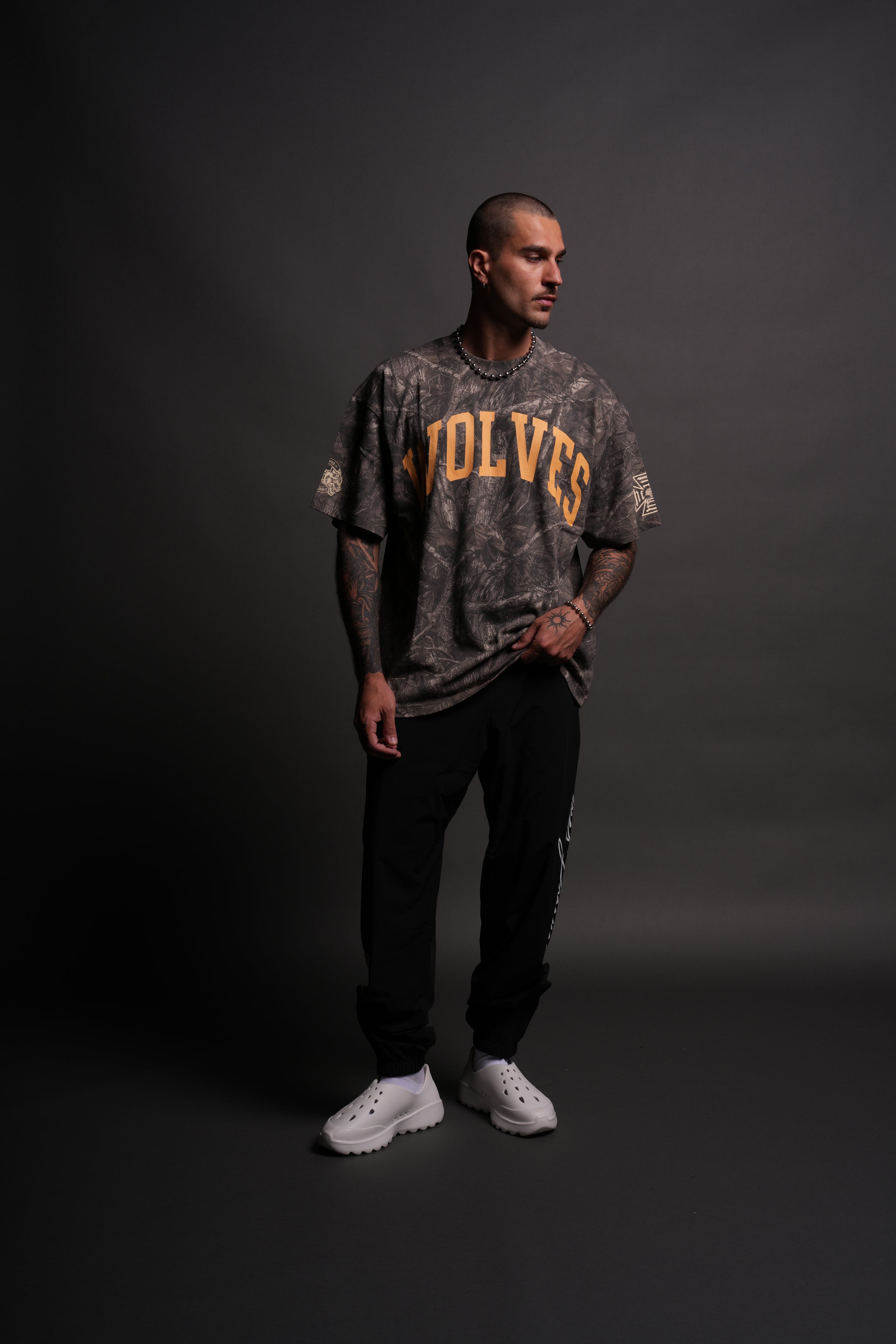 Ohana Loyalty "Premium" Oversized Tee in Dusk Moss Driftwood Forest Camo