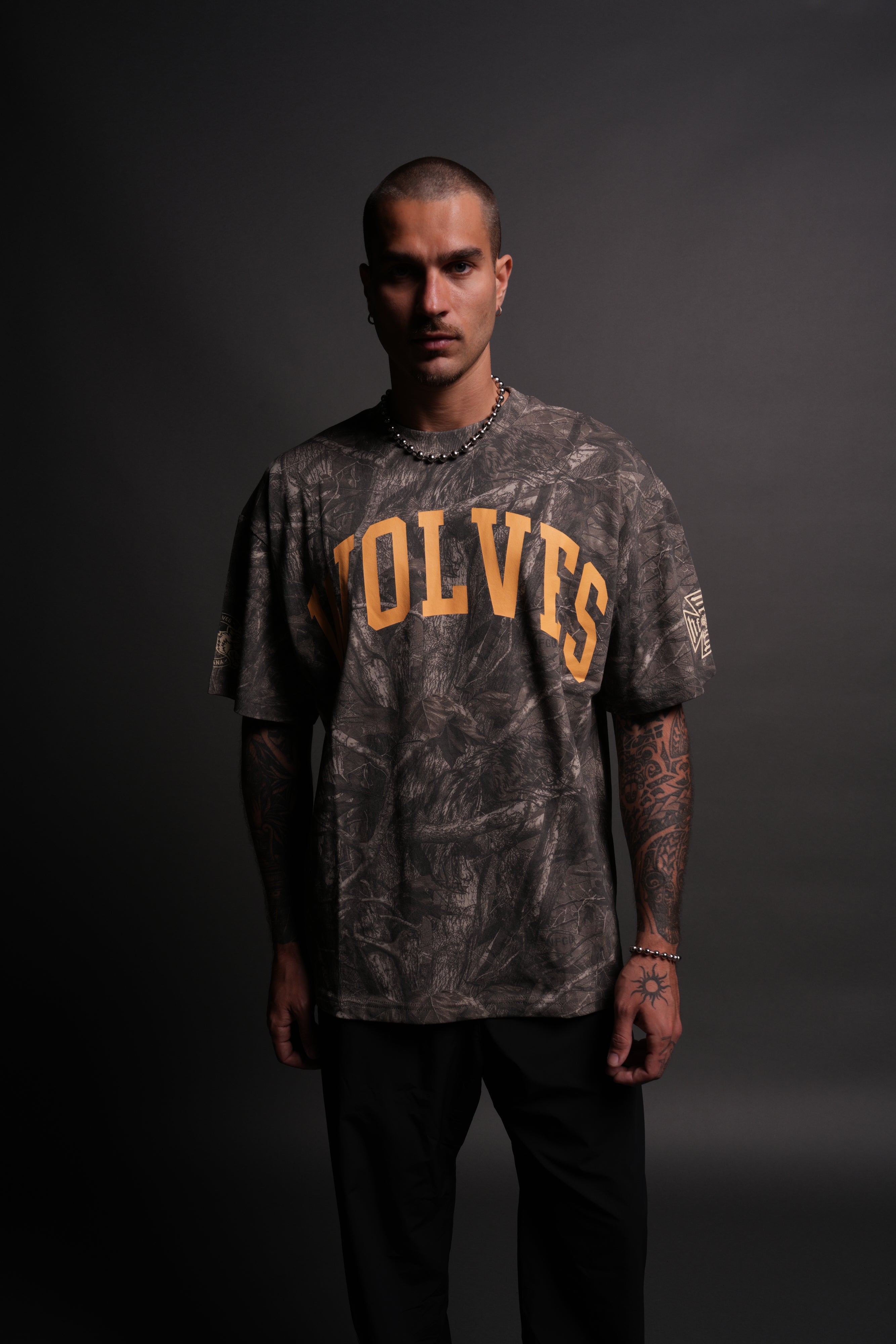Ohana Loyalty "Premium" Oversized Tee in Dusk Moss Driftwood Forest Camo