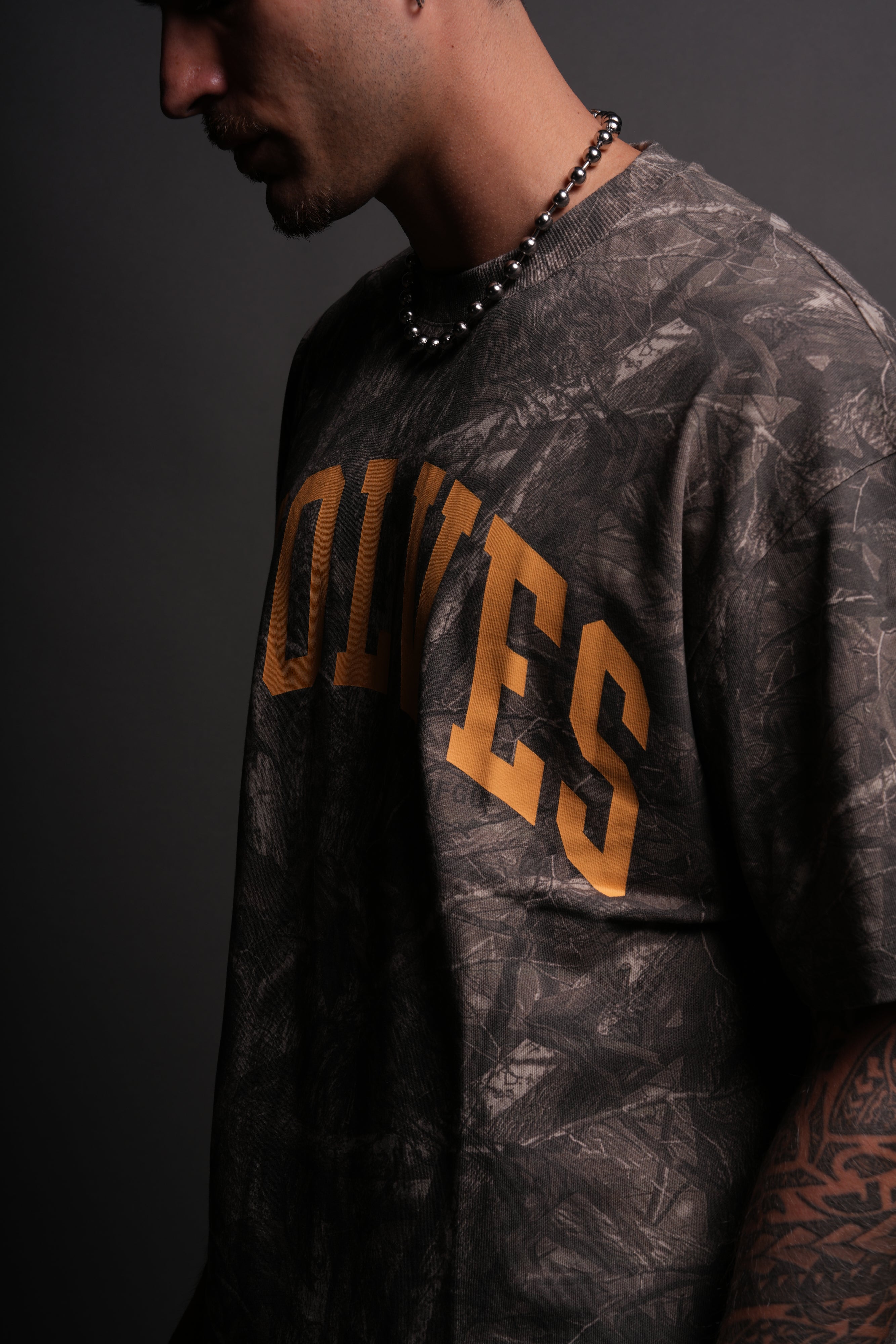 Ohana Loyalty "Premium" Oversized Tee in Dusk Moss Driftwood Forest Camo